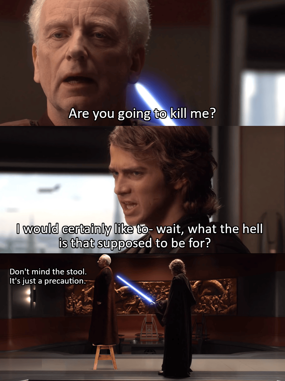 It’s over Anakin. PrequelMemes