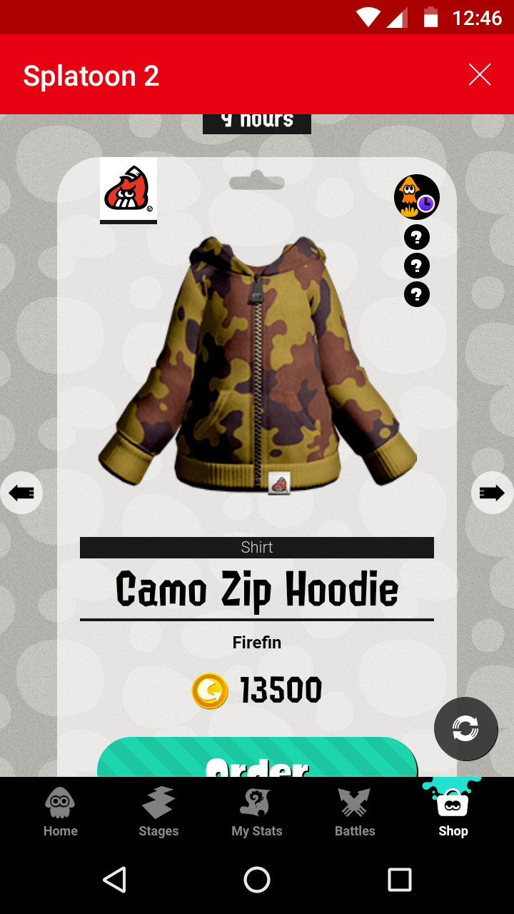 Zip Camo Hoodie now has a useful ability r/splatoon