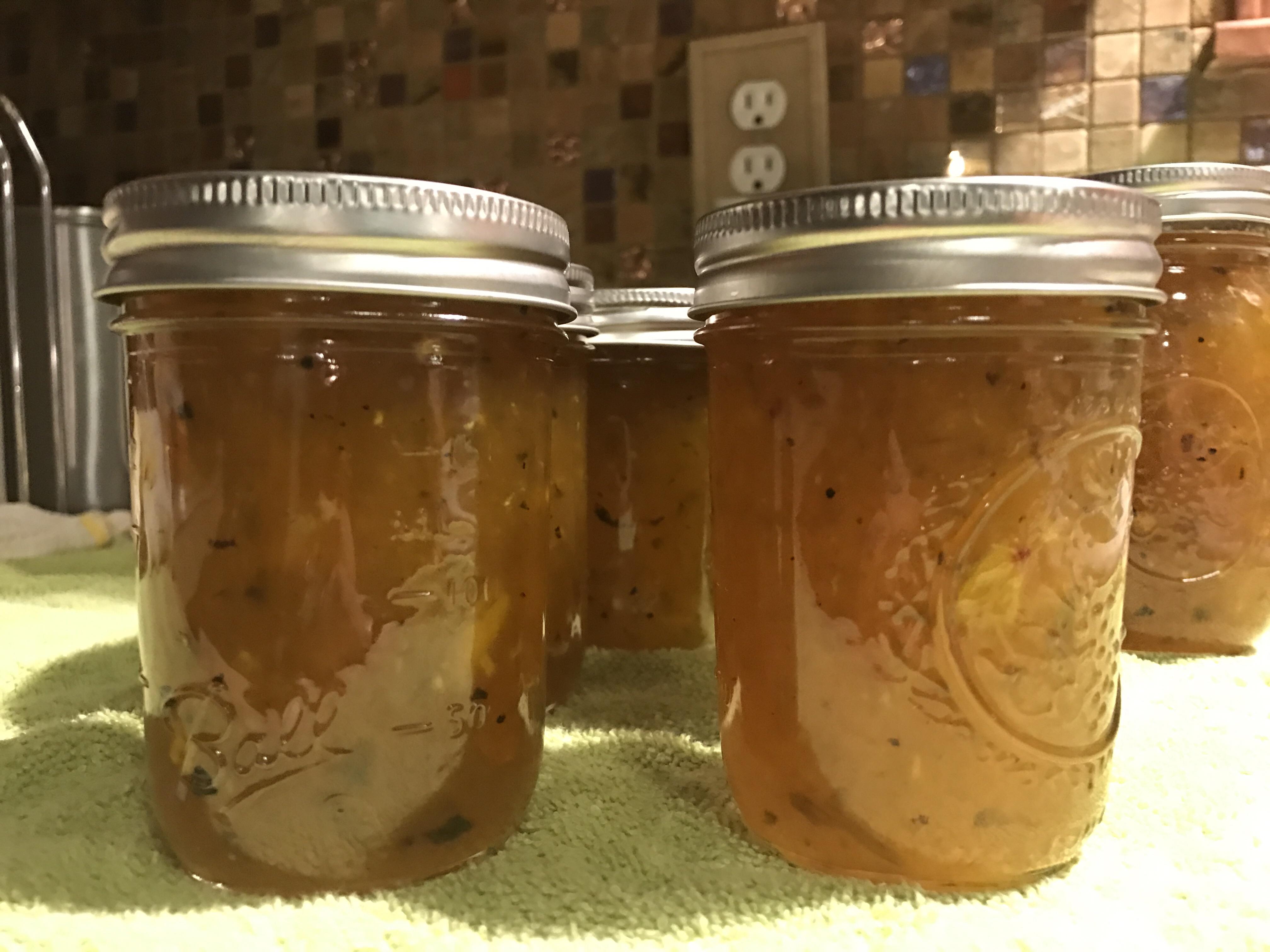 Just canned Palisade Peach & Hatch Green Chile jam r/Canning