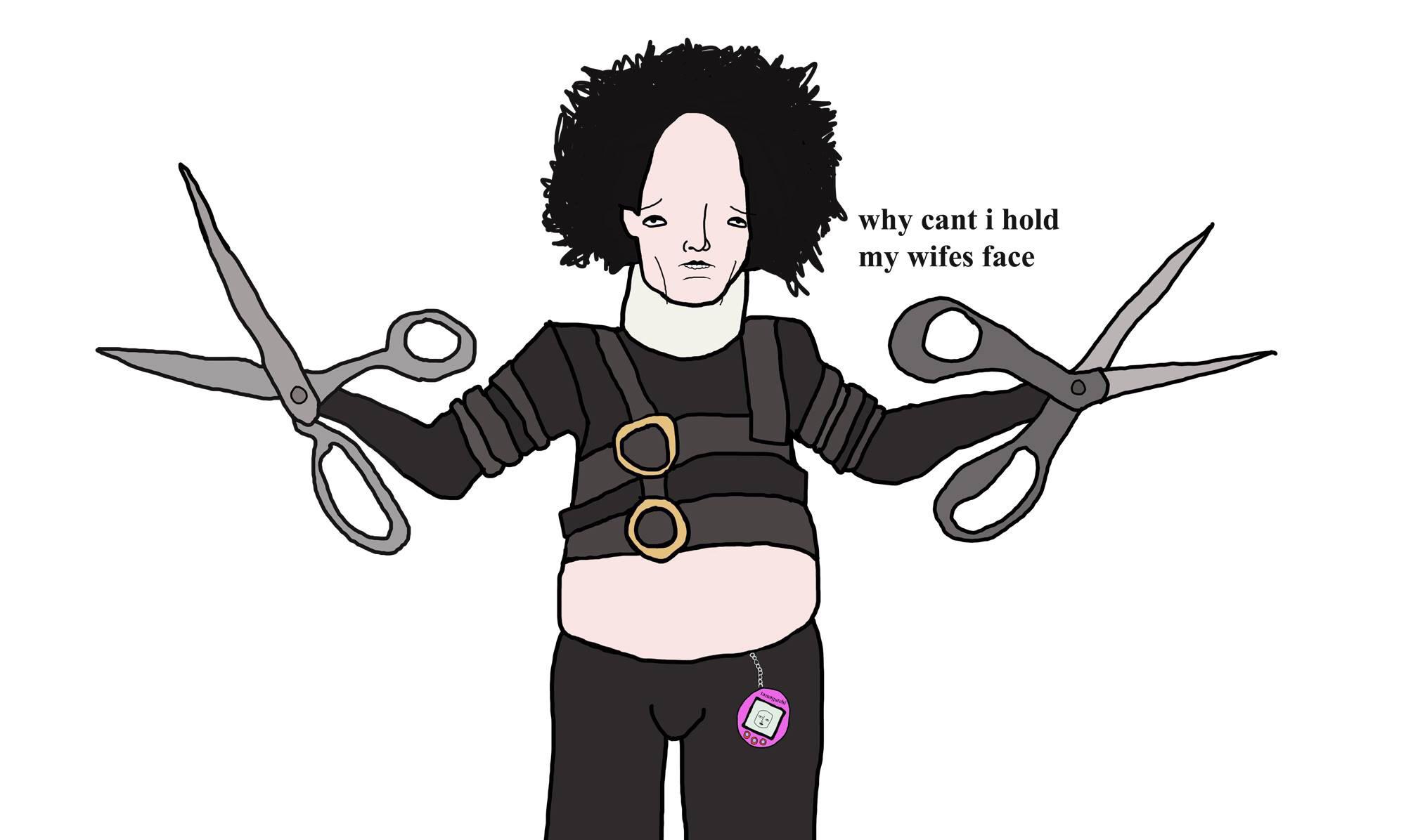 Edward Scissor Hands r/chrissimpsonsartist