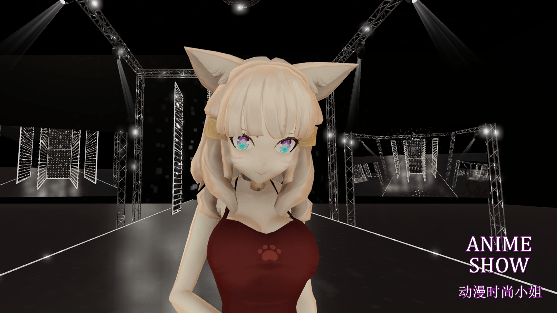 12 Hot girls on VR!!! Anime show 动漫时装秀 r/oculus