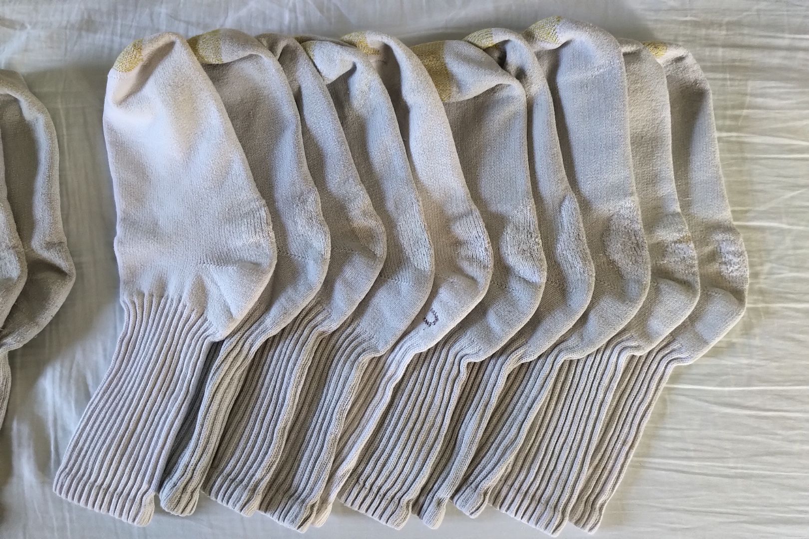 10 darned socks I get better at it from right to left r