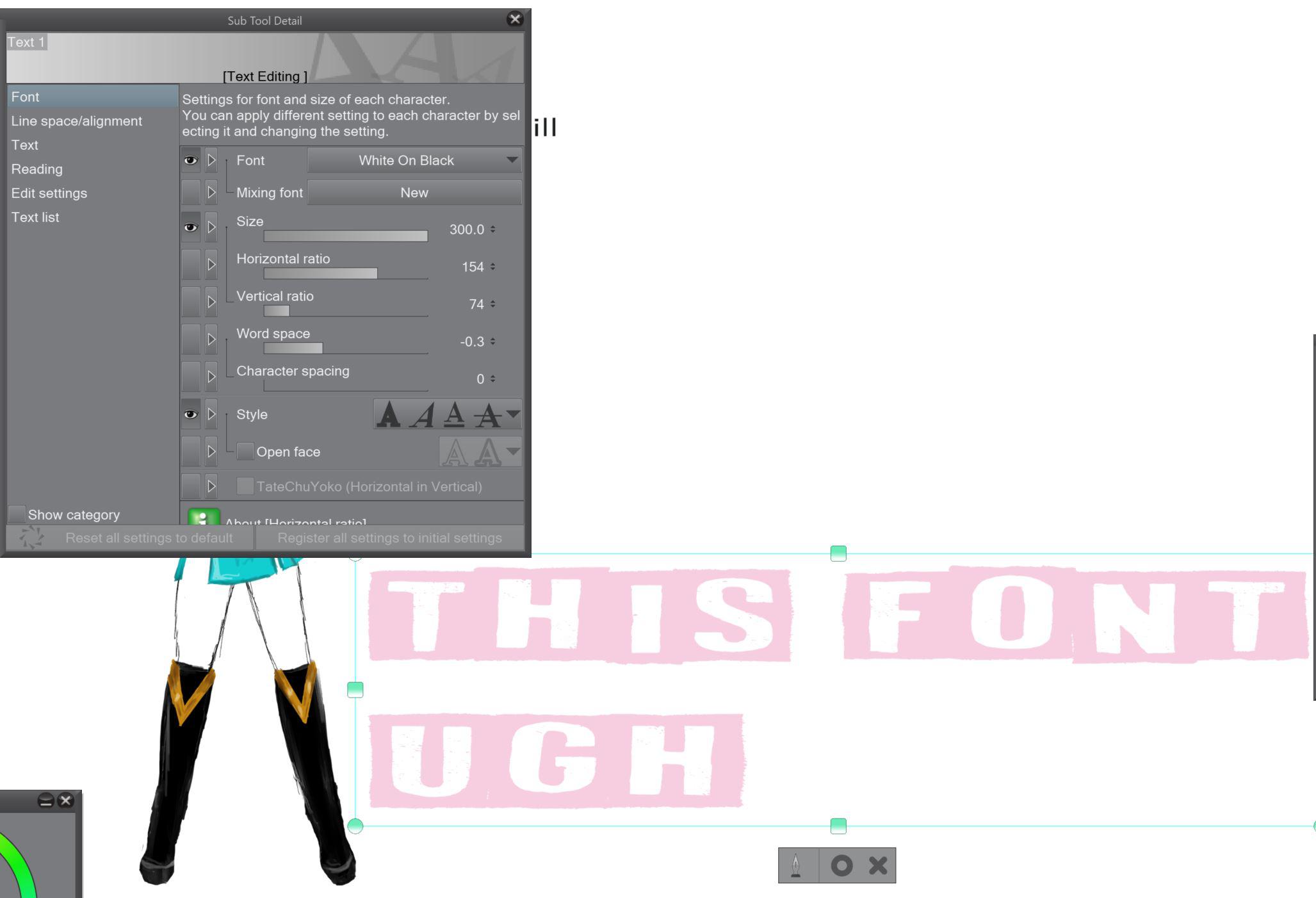 changing font that was somehow saved, its the same damn font and size