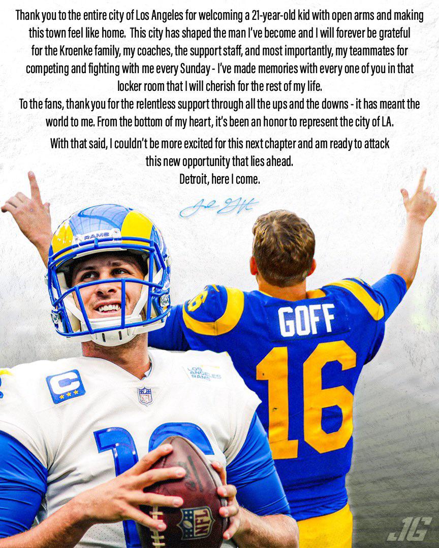 190 best Jared Goff images on Pholder Los Angeles Rams, Detroitlions