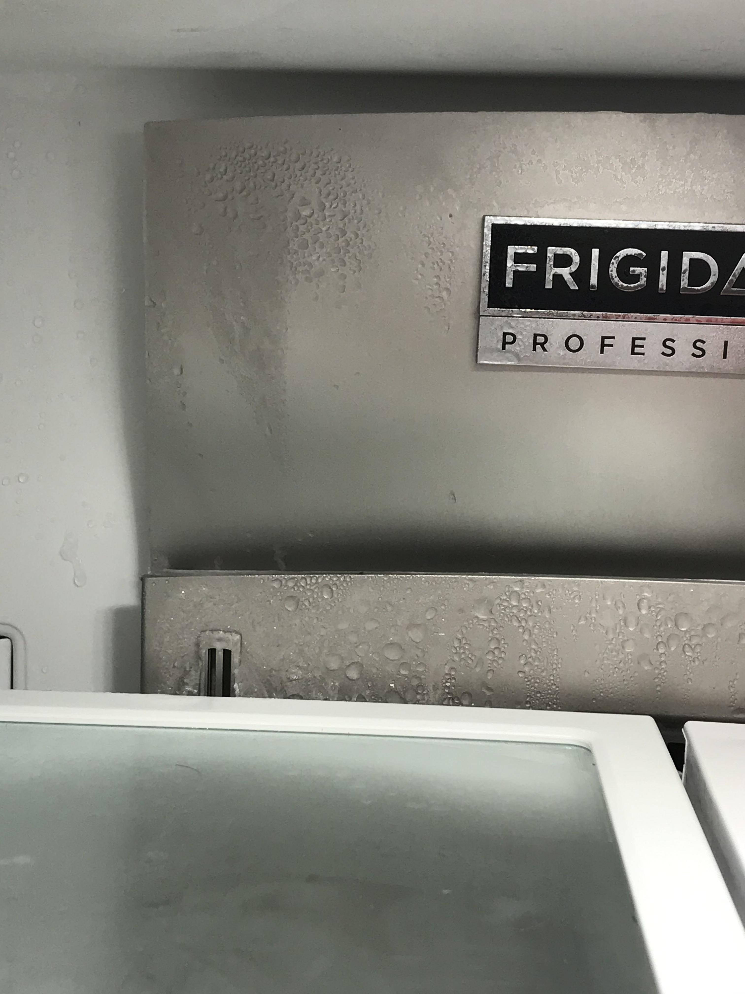 Frigidaire refrigerator condensation problem. Already changed door