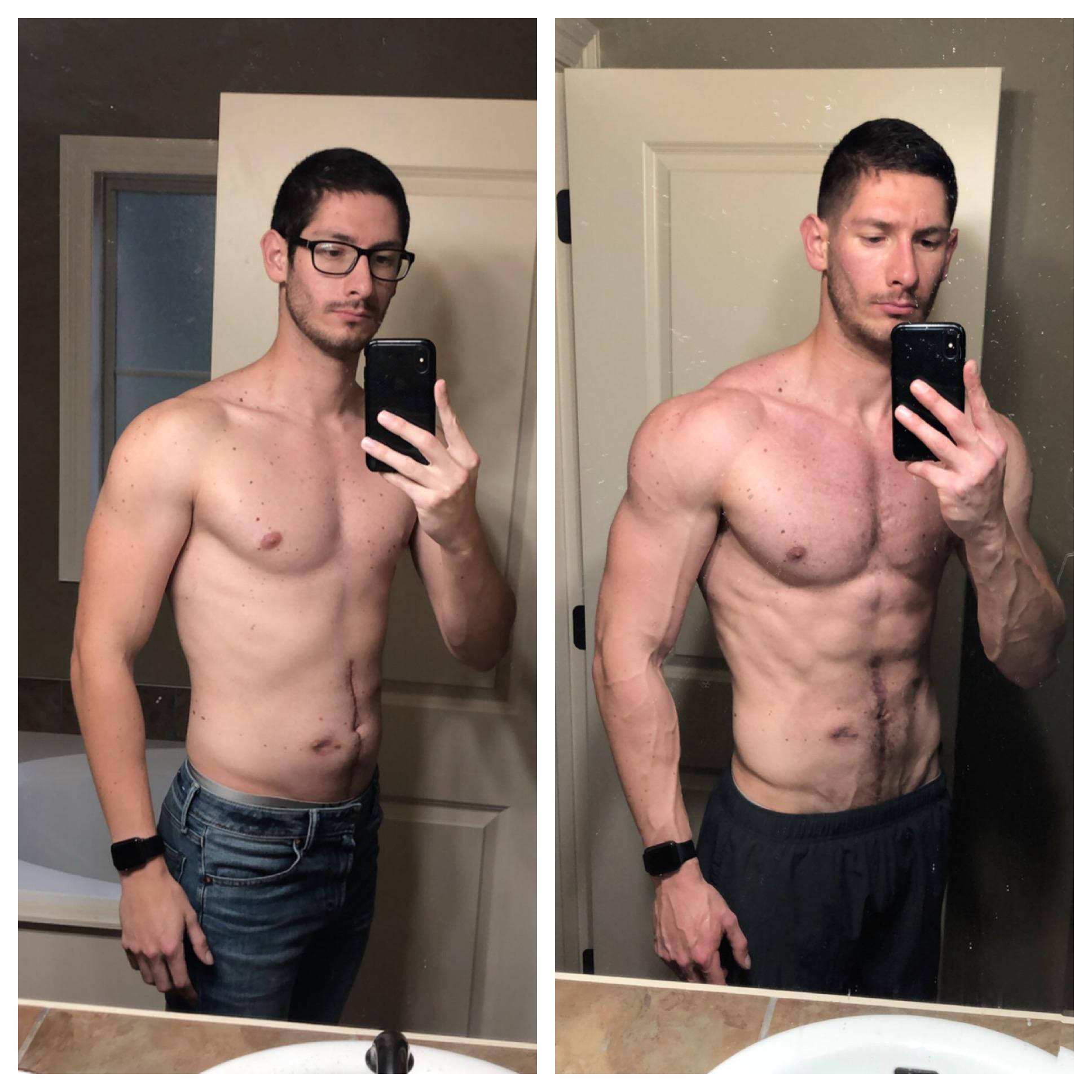 M/25/6’3” [202lbs to 195lbs] (5 months) r/Brogress