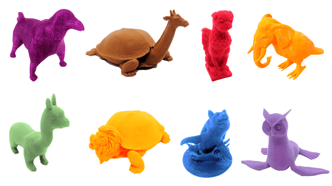 I've made a bunch of hybrid animals ready for 3D printing! 3Dprinting