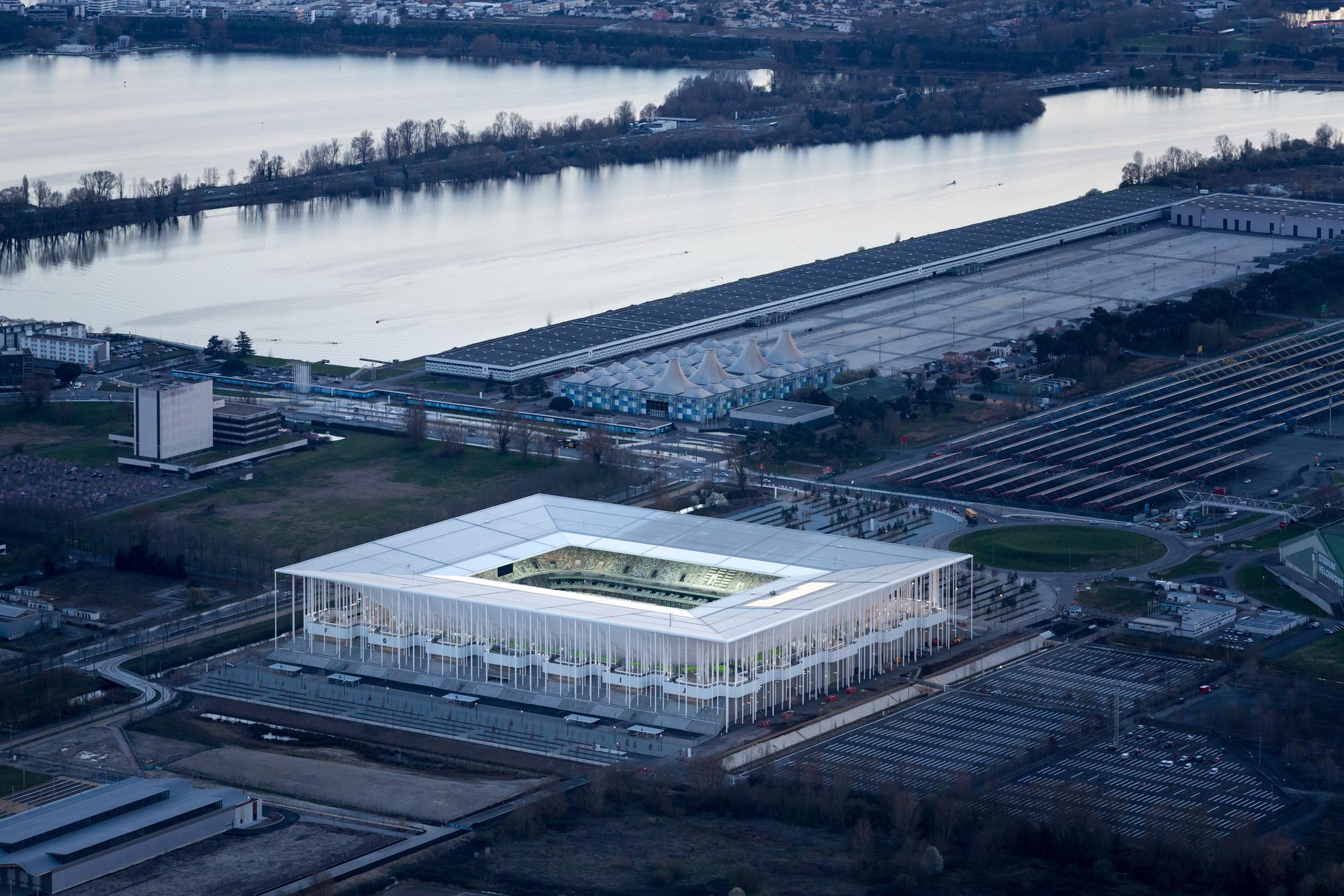 Matmut Atlantique Stadium, Bordeaux, France, designed by Herzog & de