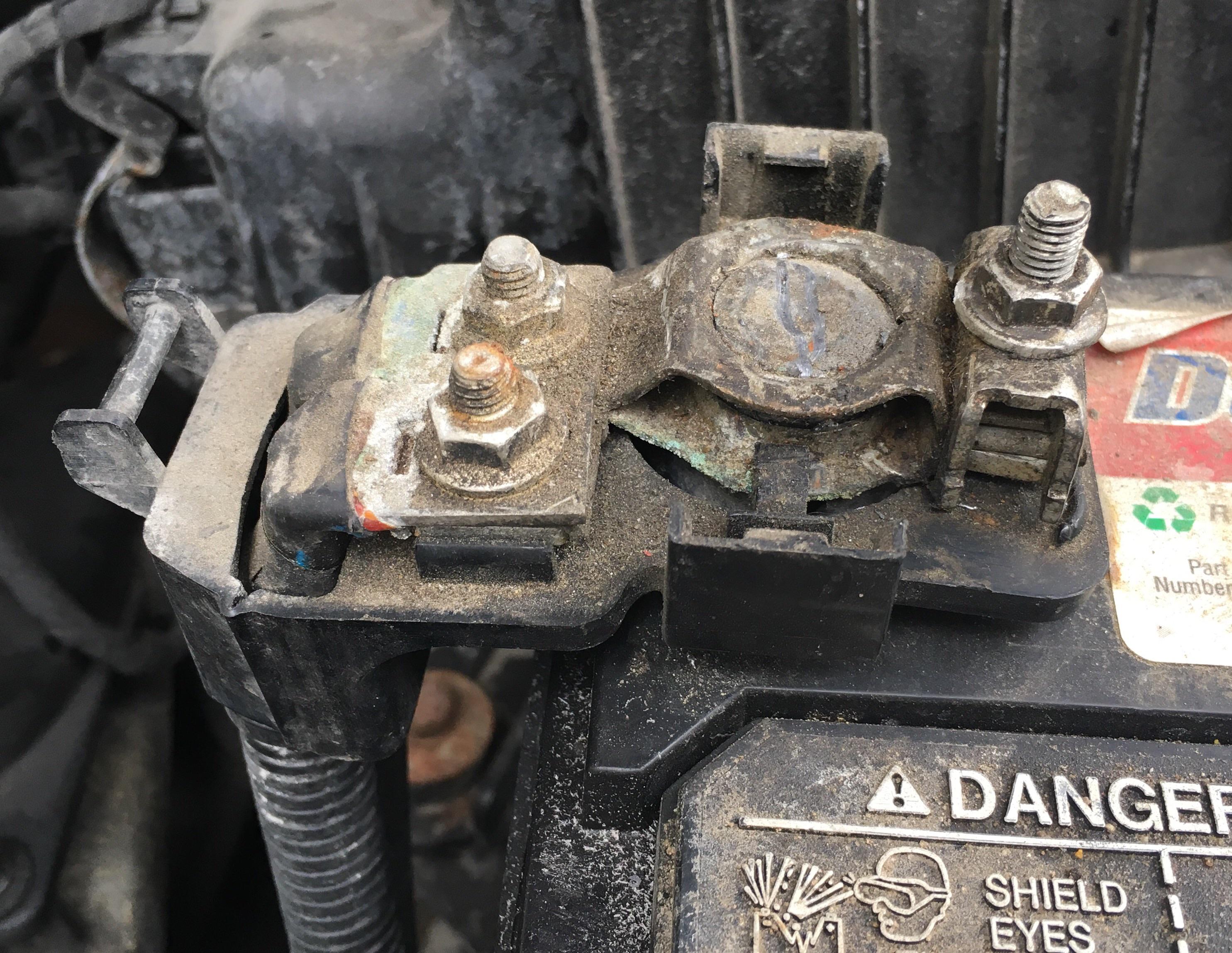 Quick battery terminal question. Does this positive end look normal for