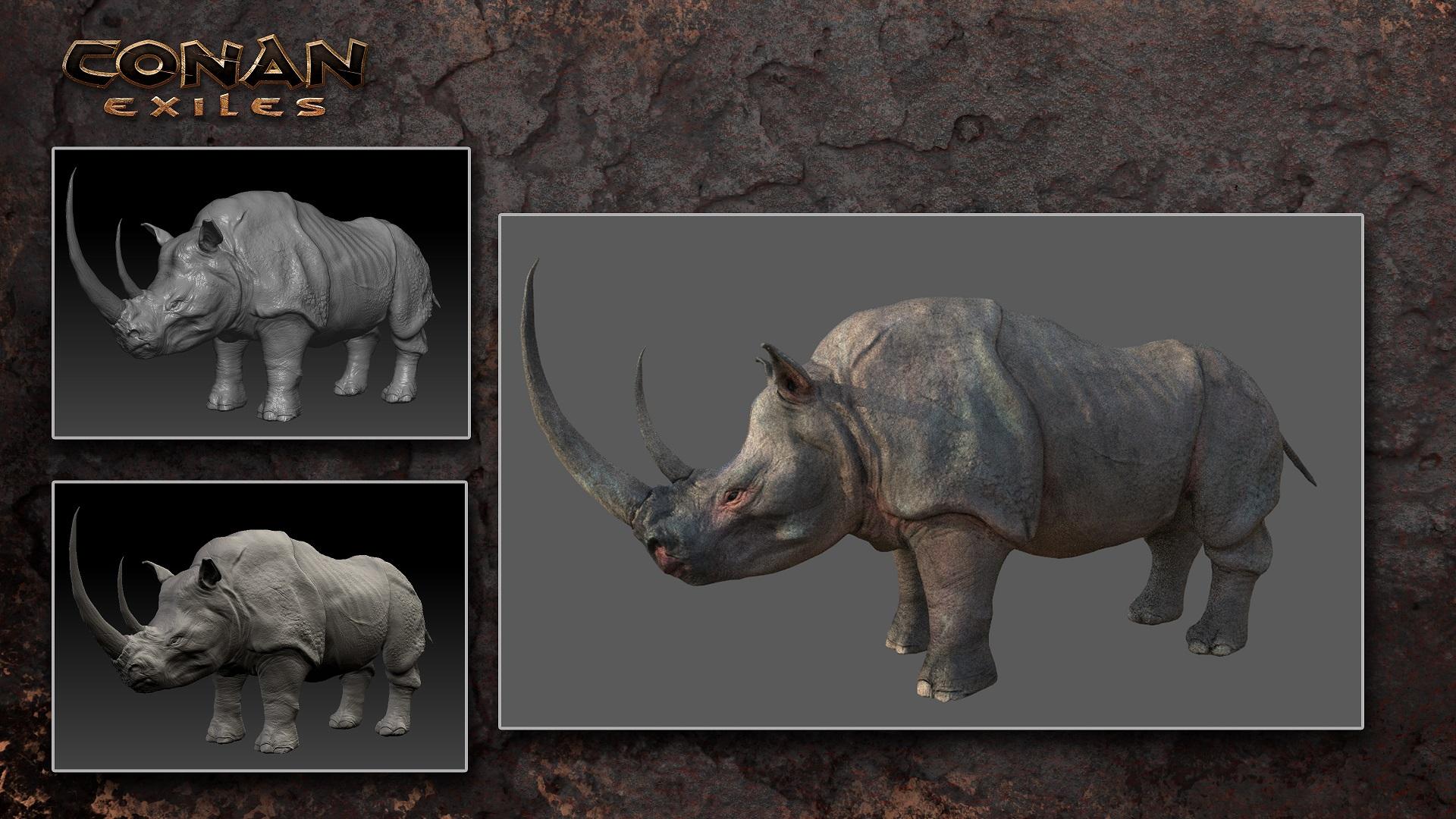 Creatures of Conan Exiles Rhinos r/ConanExiles