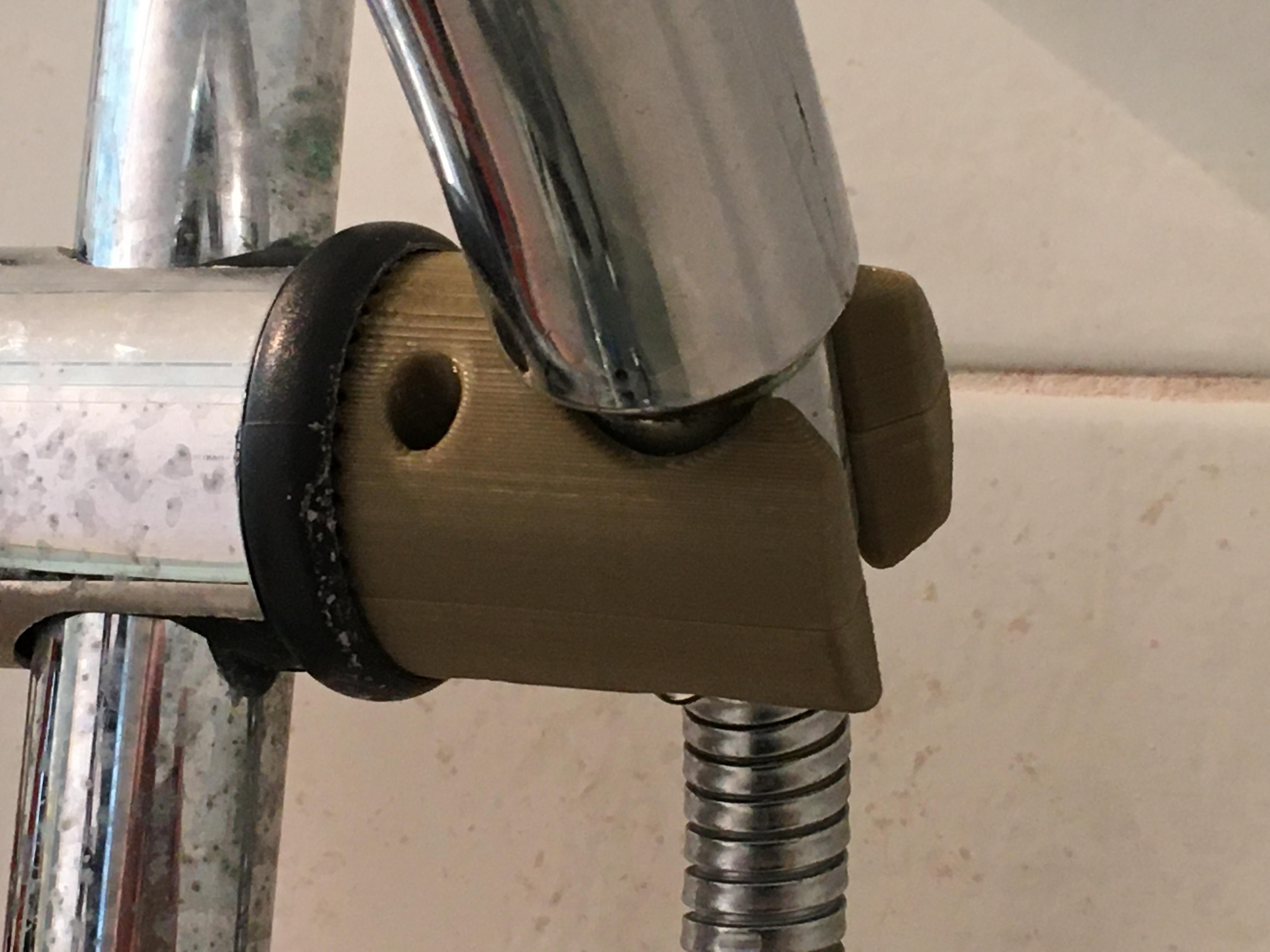 Replacement for a broken rail mount shower head holder r/functionalprint