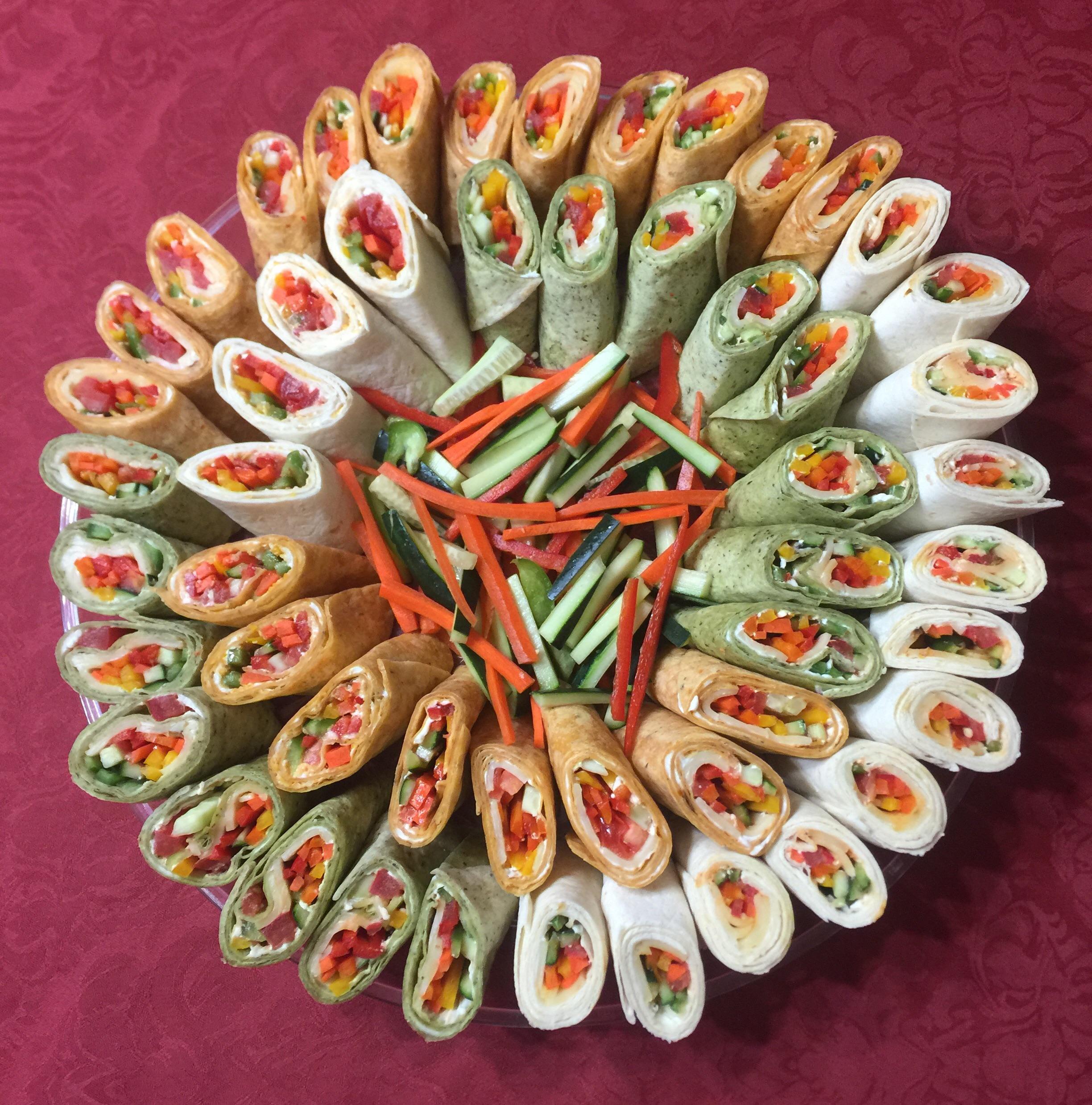 [Homemade] Mini vegetable wraps r/food