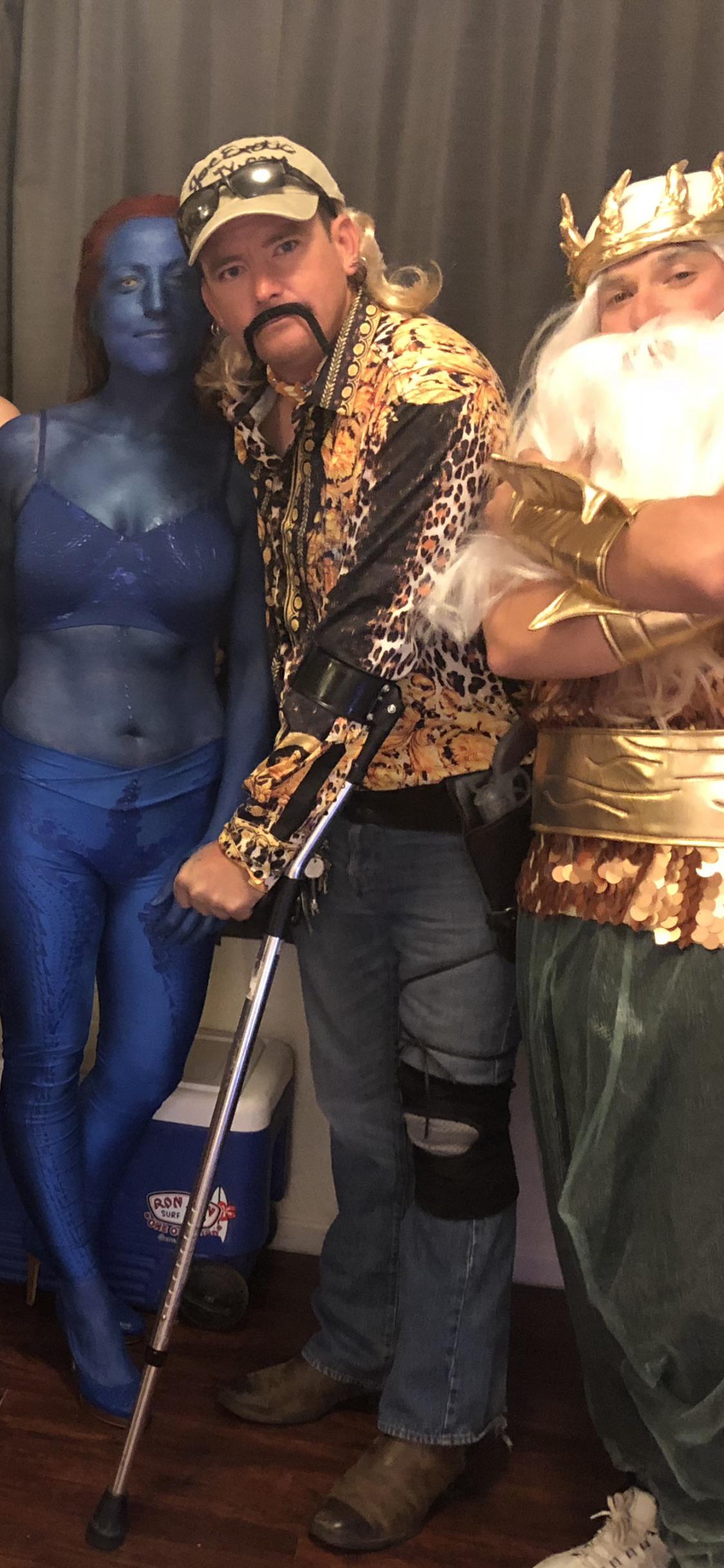 I was ahead of the game on this one....my Halloween costume 2 years ago