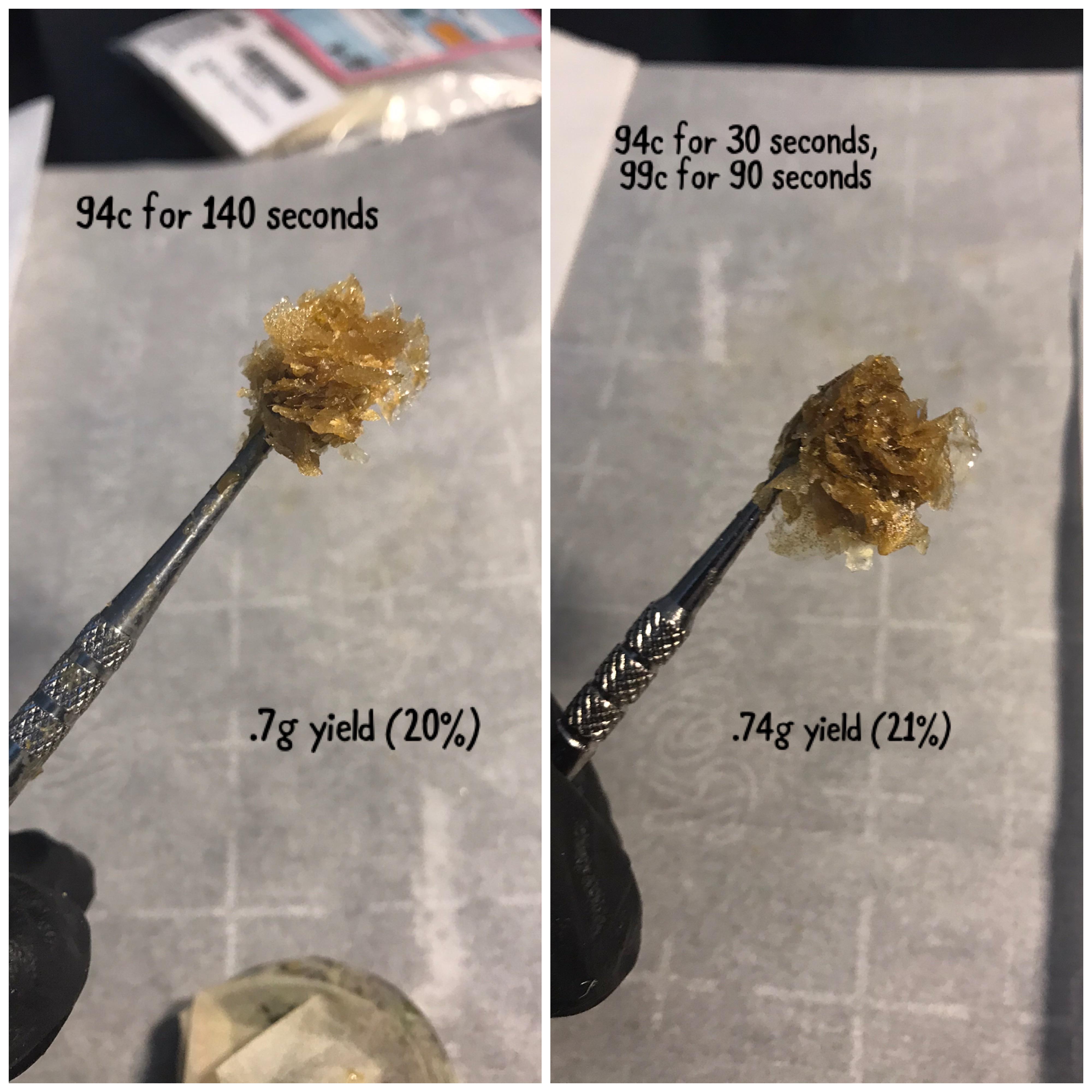 Flower rosin just pressed. r/flowerrosin