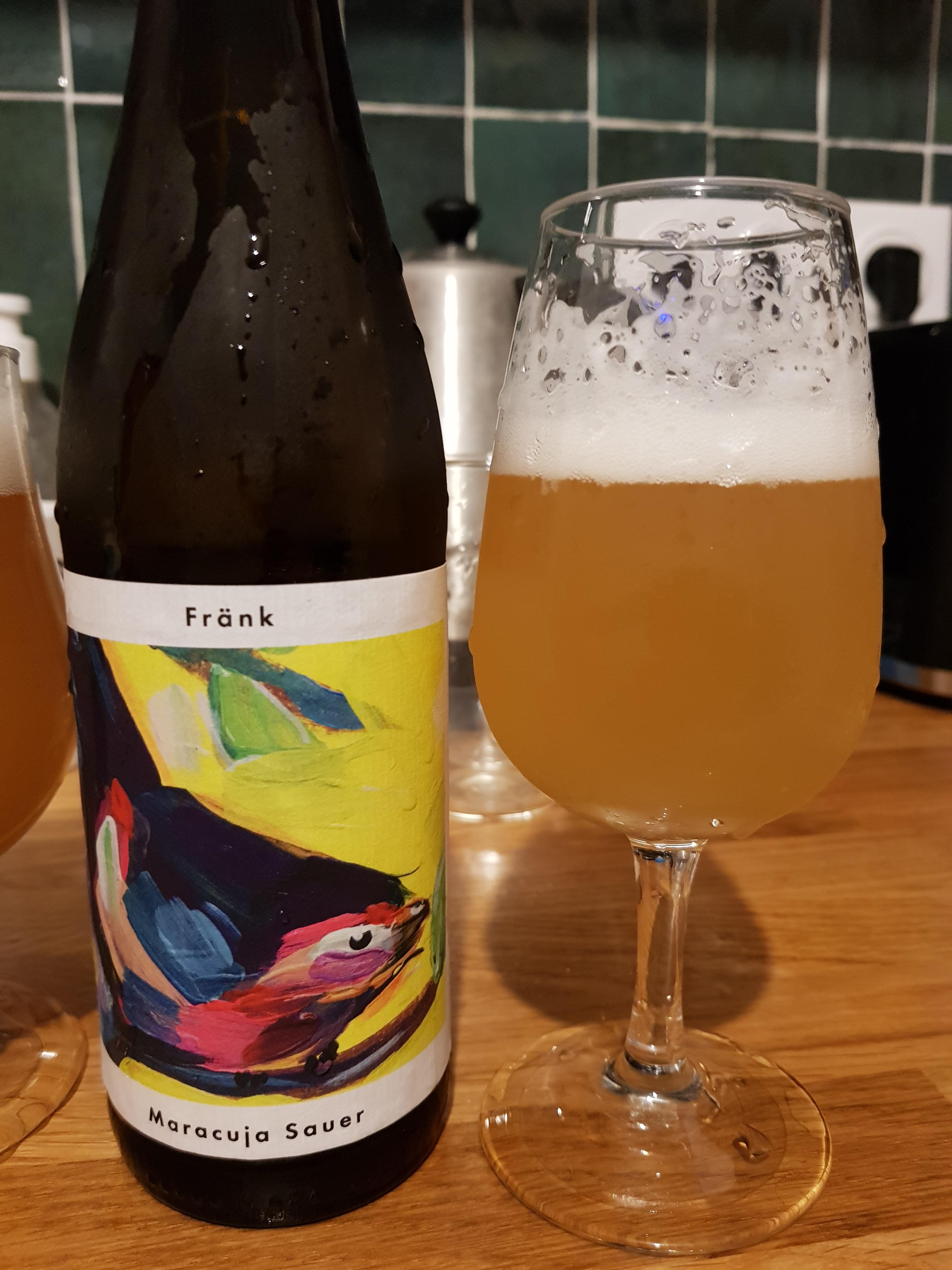 "Fränk" Maracuja (passion fruit) sour ale by FLÜGGE (Germany