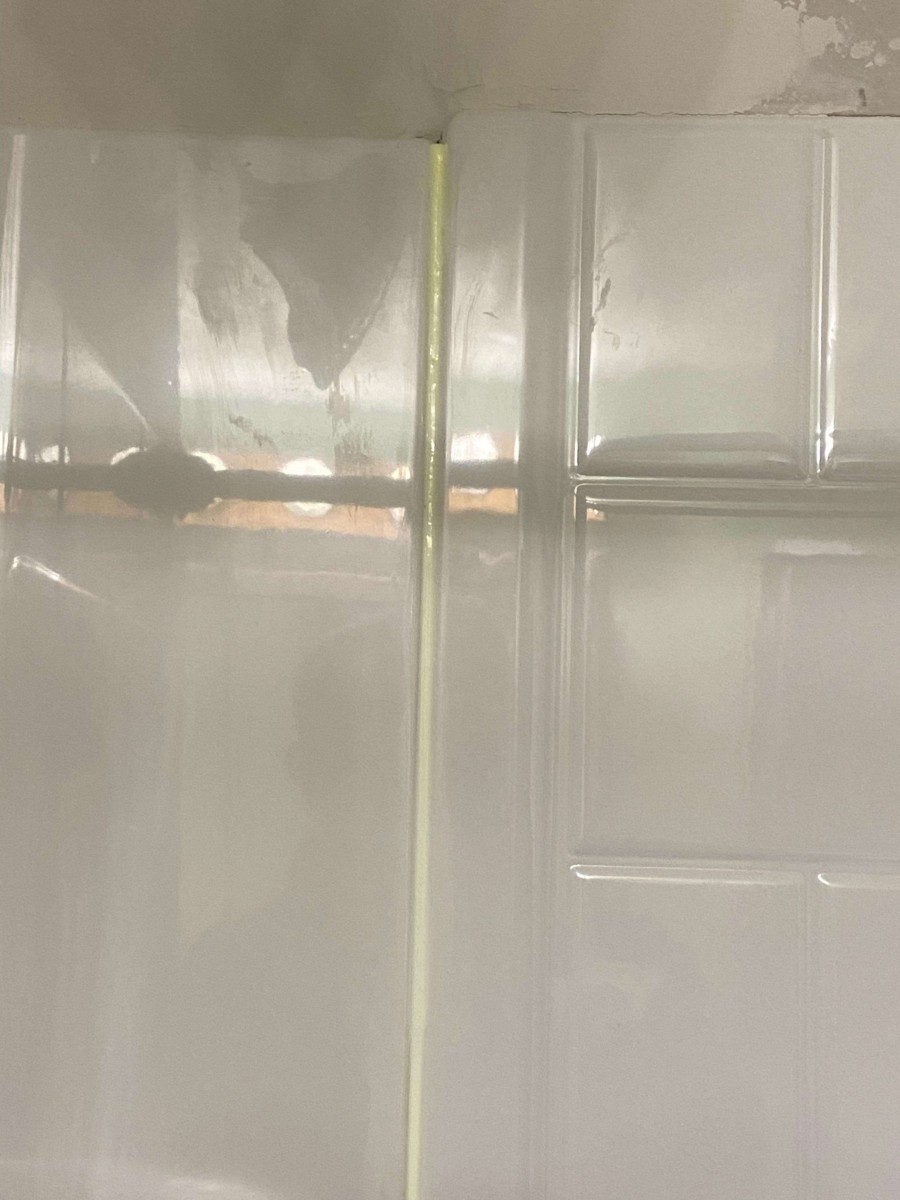 GE tub and bath caulk turned yellow green overnight. Anyone else seen