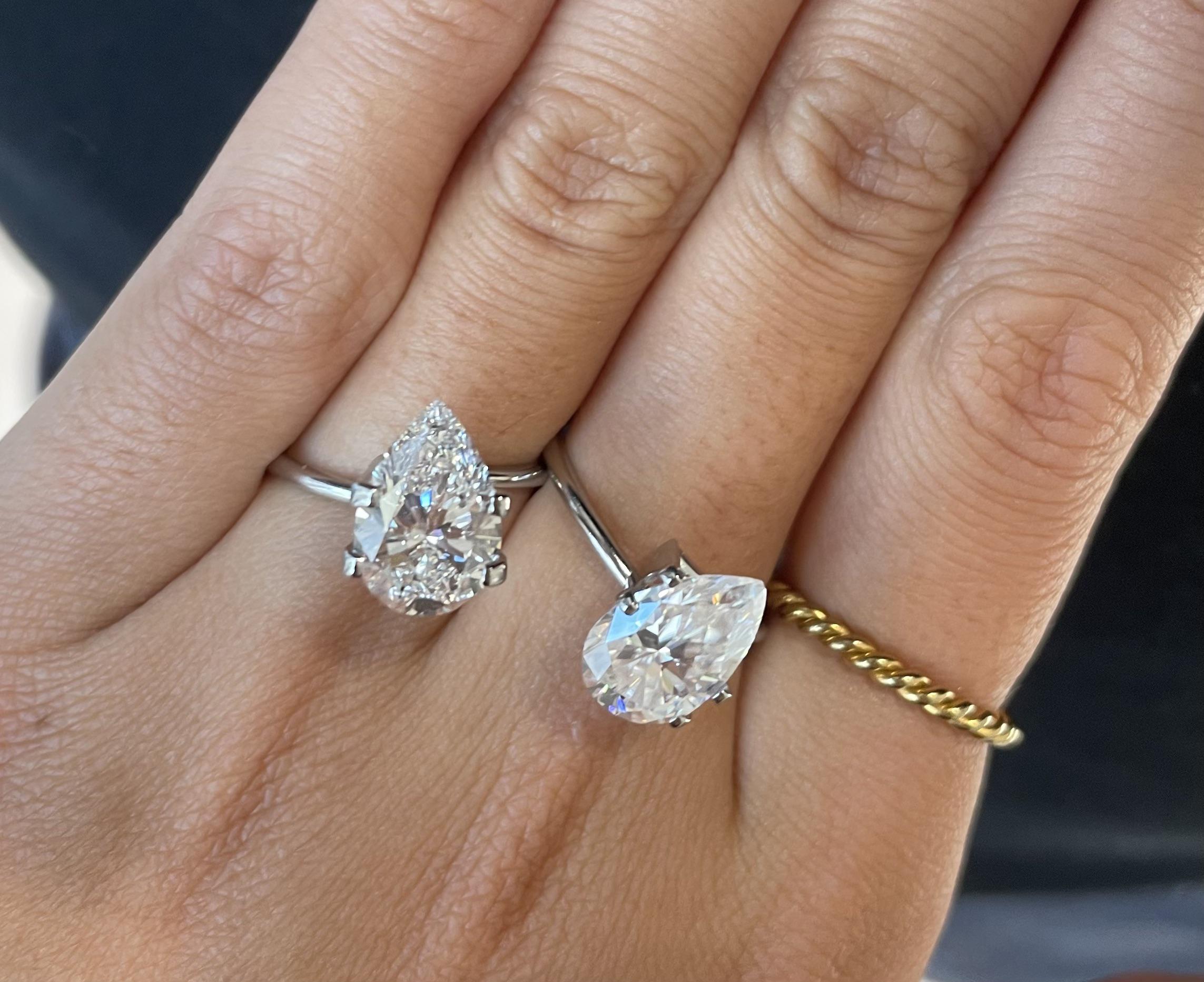 Moissanite Engagement Rings Vs Diamond