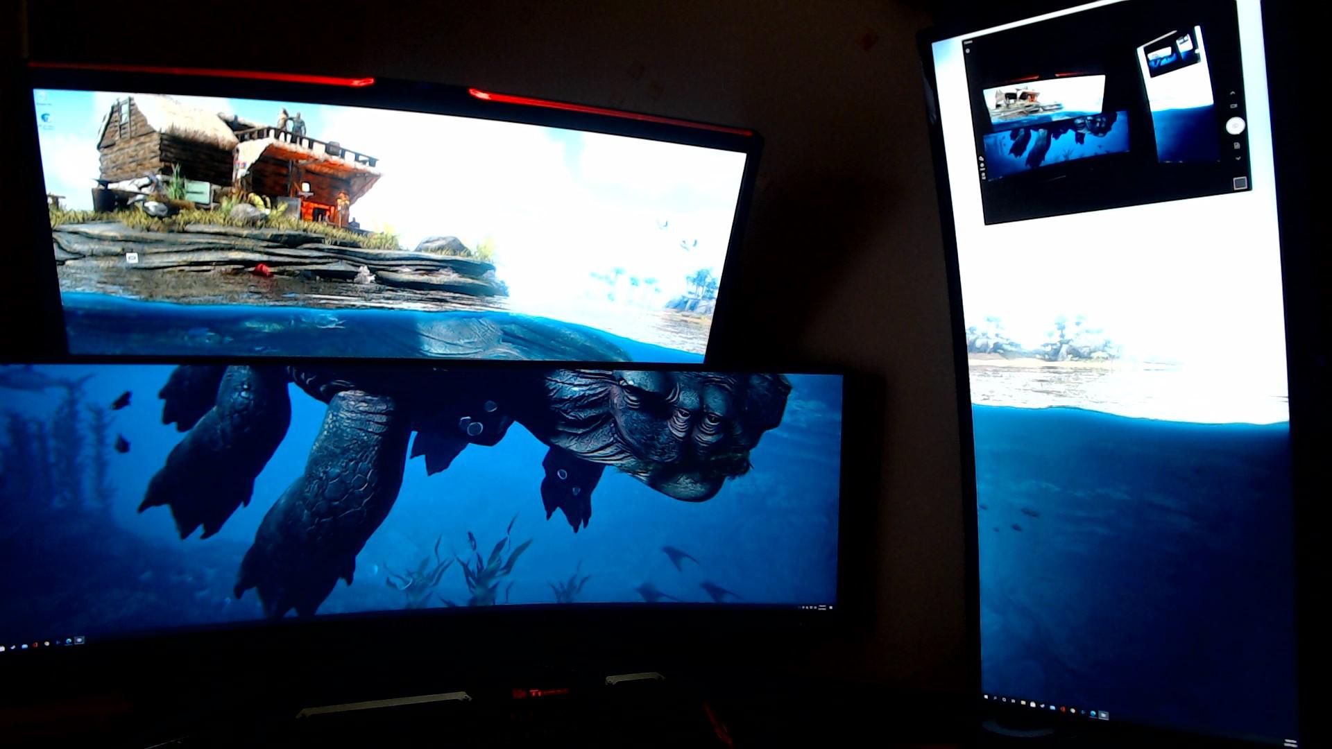How to? Span a background across only two monitors out of the 3? I want