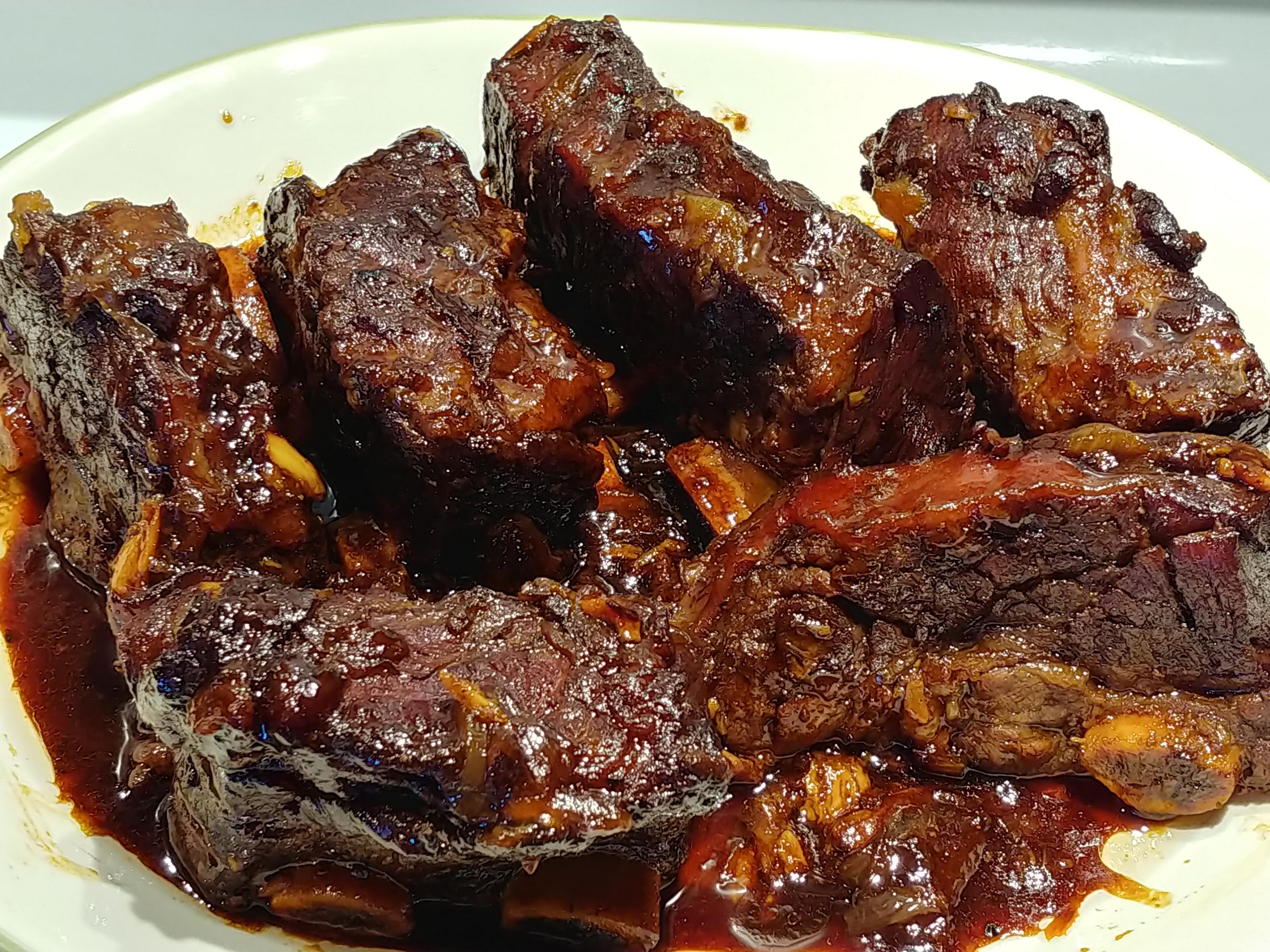 [Homemade] Braised beef ribs r/food