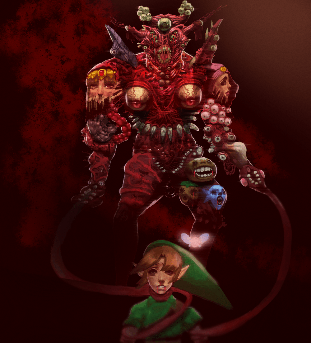 My take on majoras mask wrath final boss (oc) r/CreepyArt