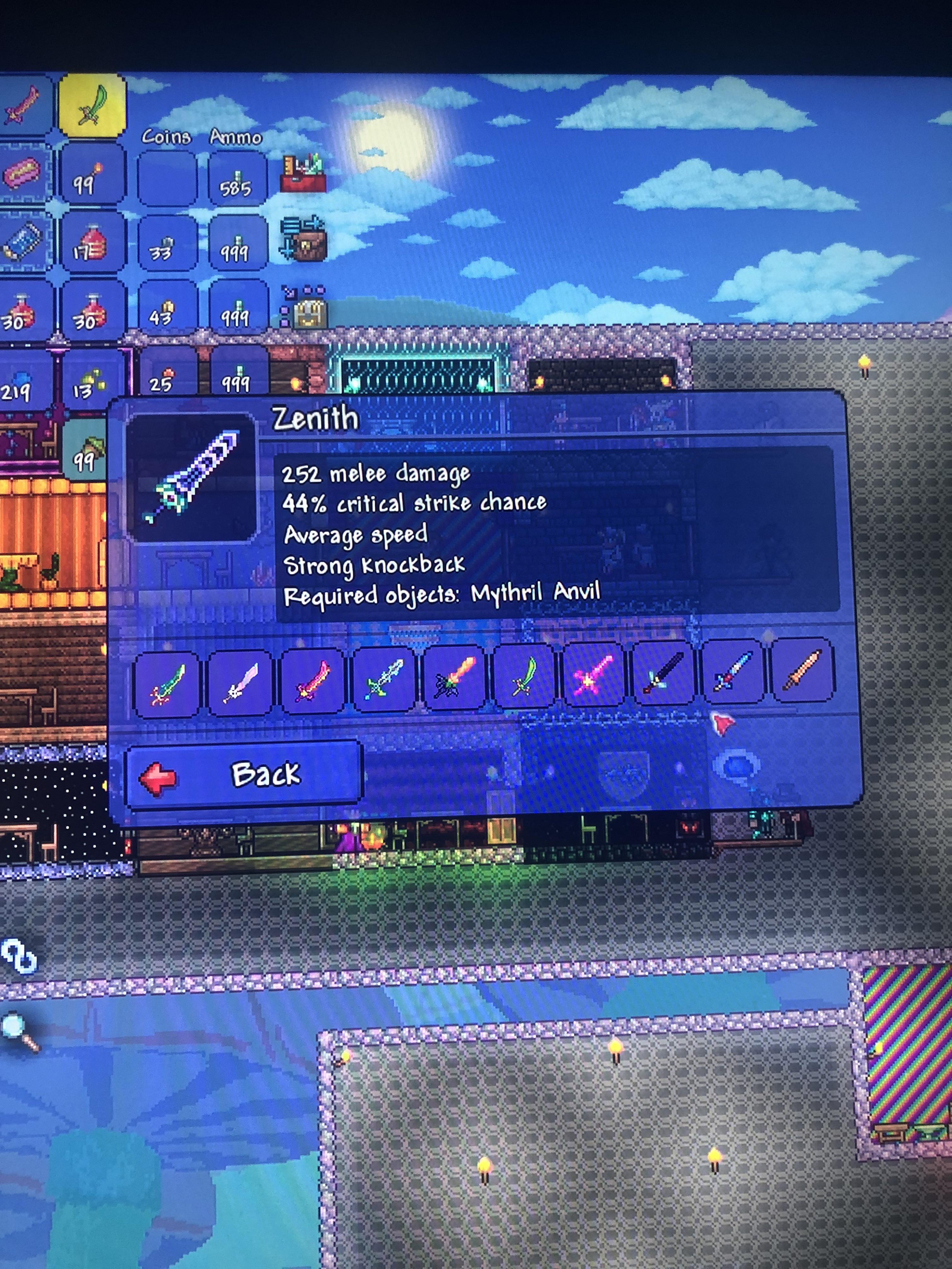 can someone tell me why cant craft it.. i have a mythril anvil and