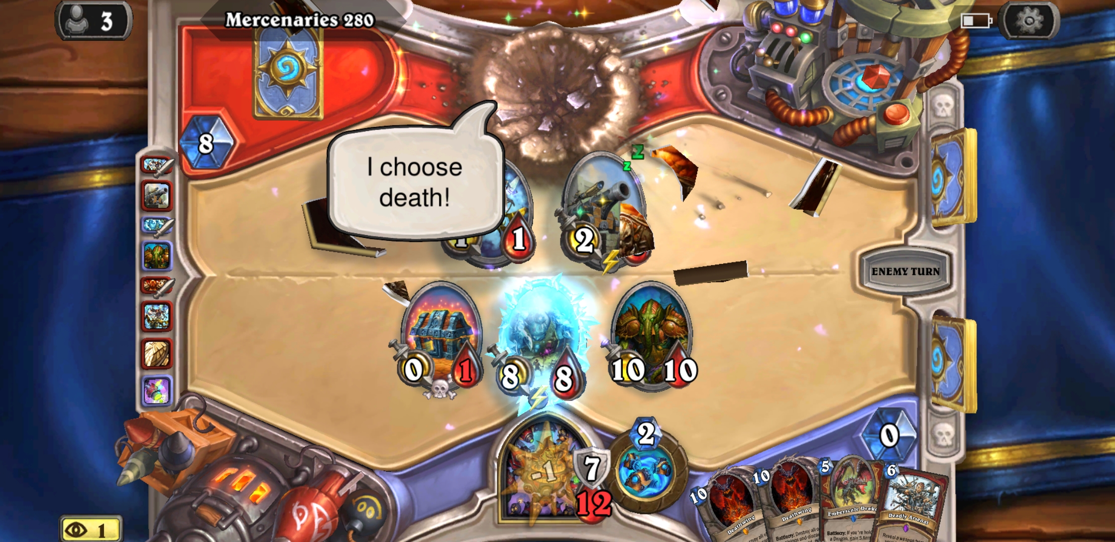 Who said mercenaries 280 is the best deck? hearthstone