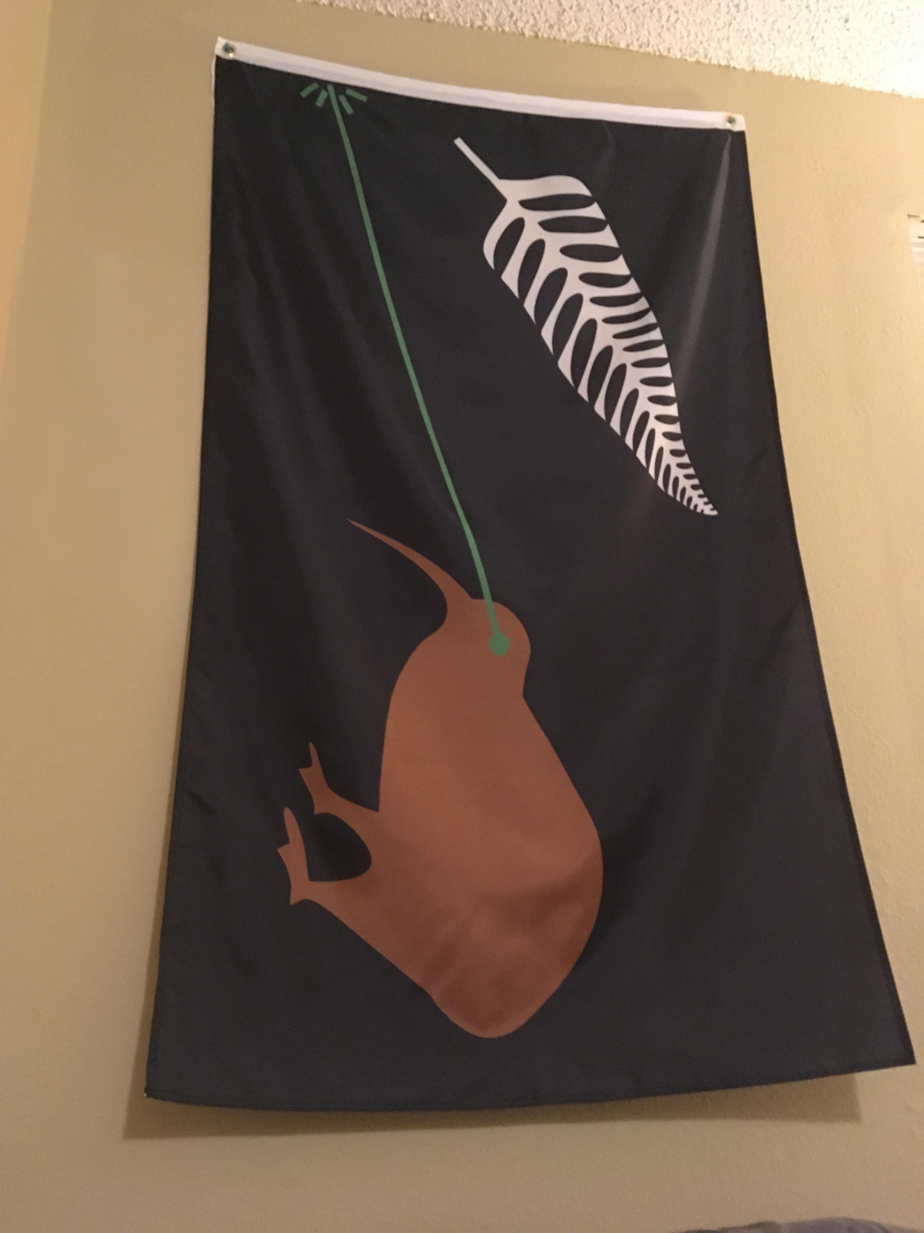 Any advice on hanging flags vertically on a wall? r/vexillology
