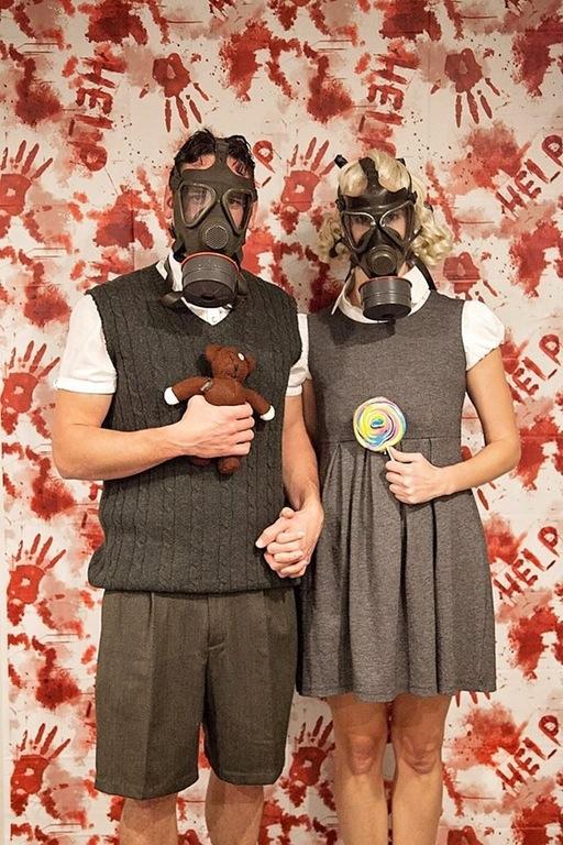 We went as kids during the Cold War for Halloween. Too weird for our