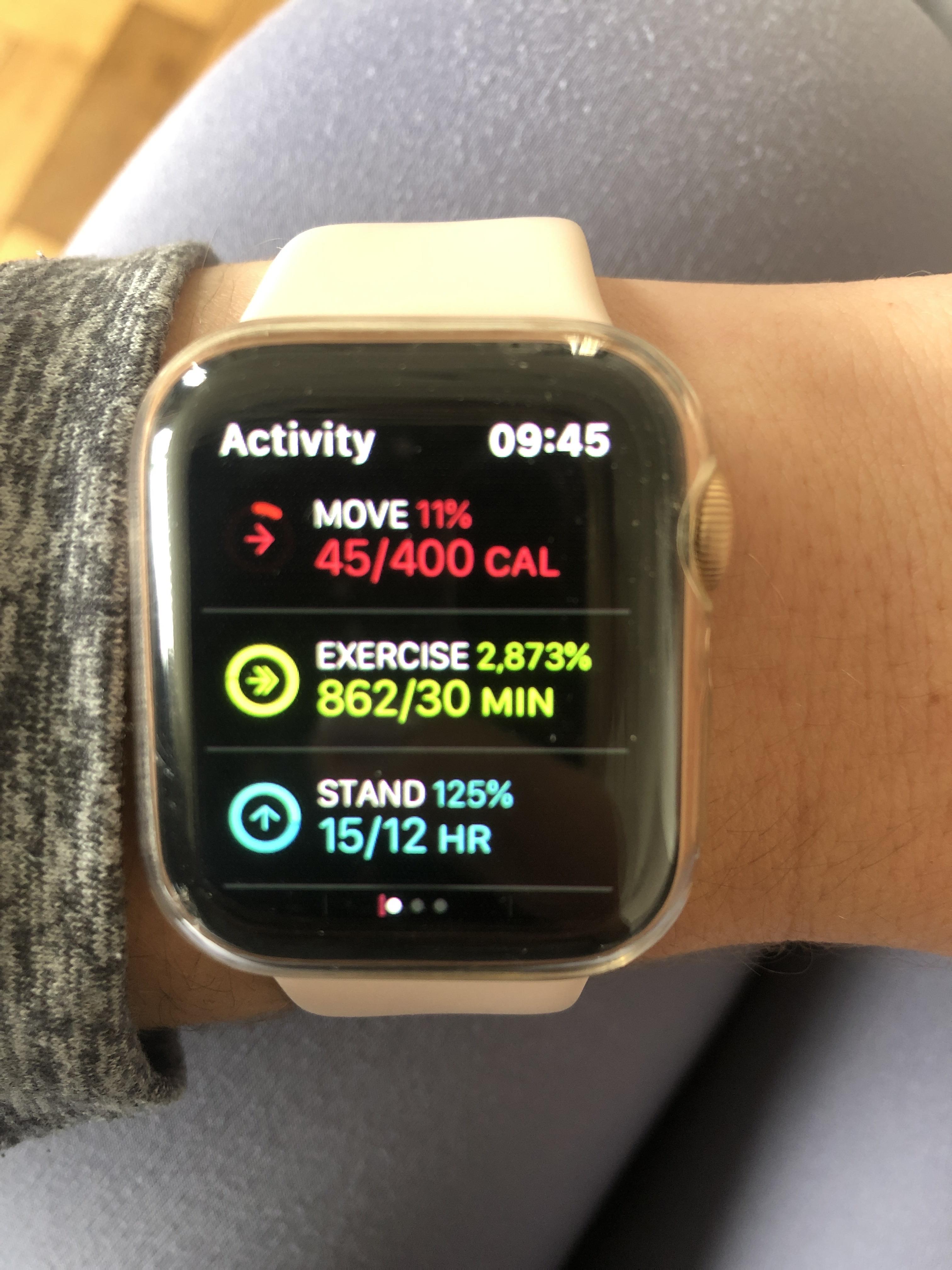 Exercise and stand rings broken?! r/AppleWatch