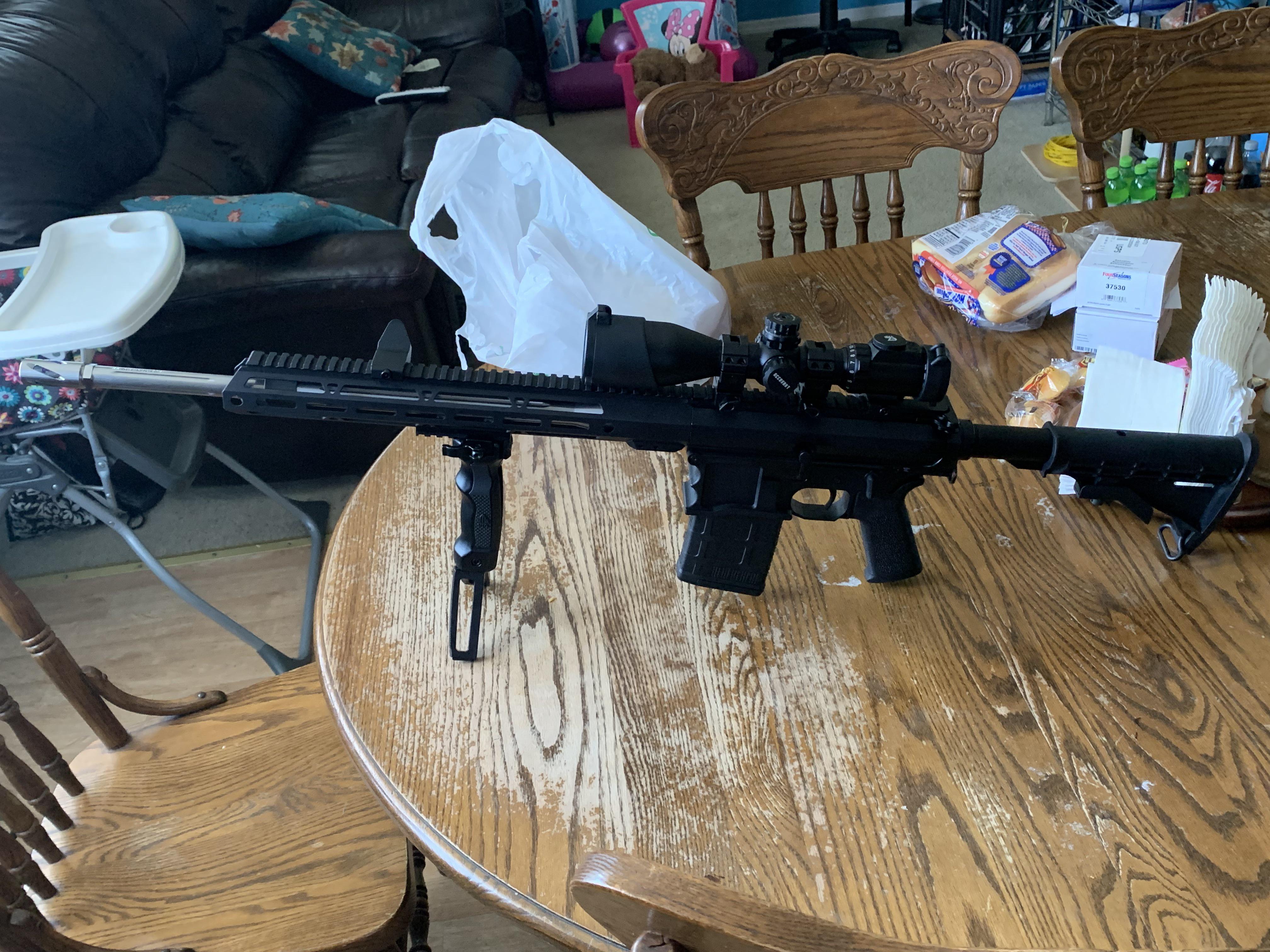 My first AR10 build. Polymer 80 lower. Aero Percision lower parts kit