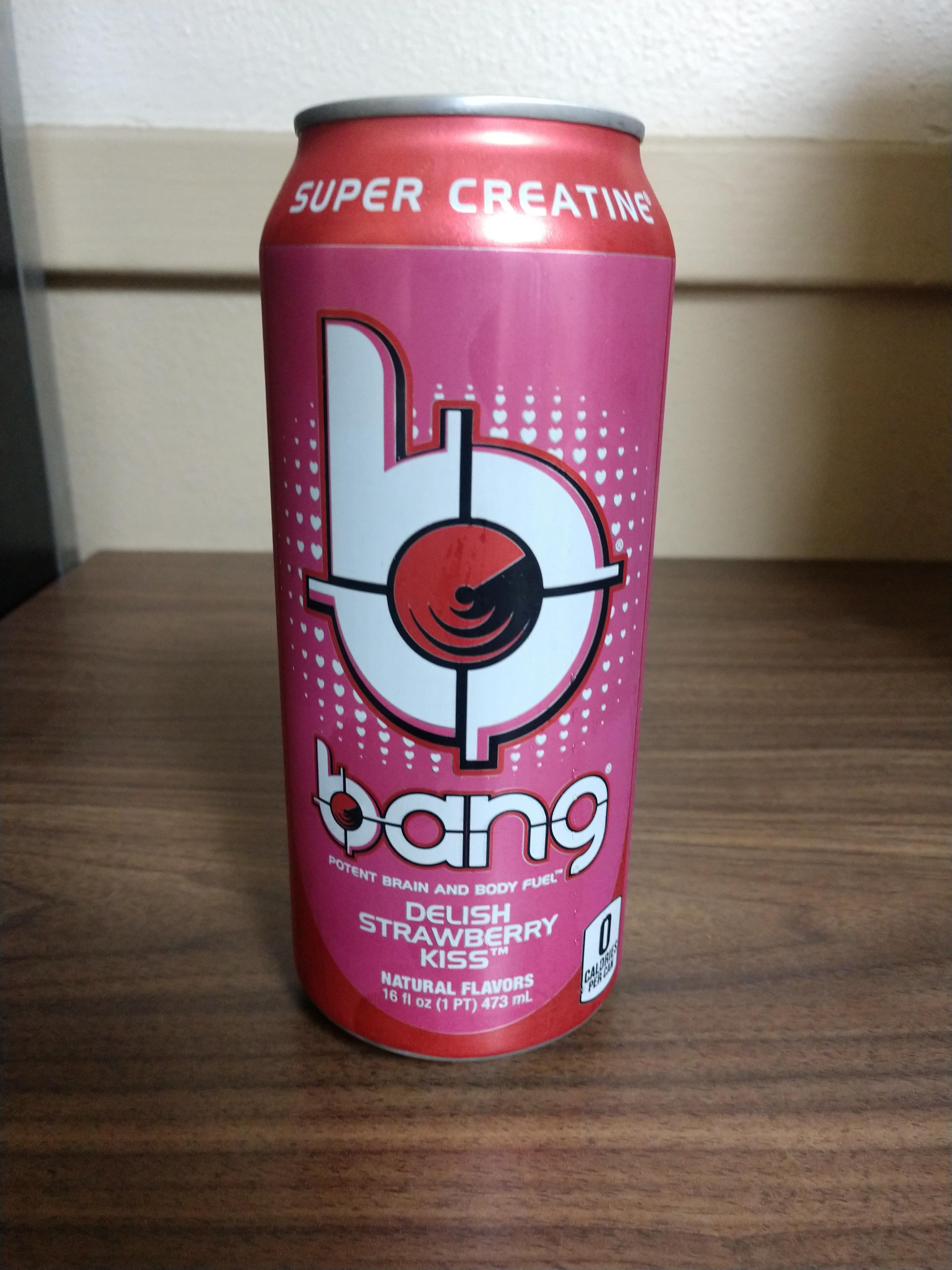 New find! Bang Delish Strawberry Kiss r/energydrinks
