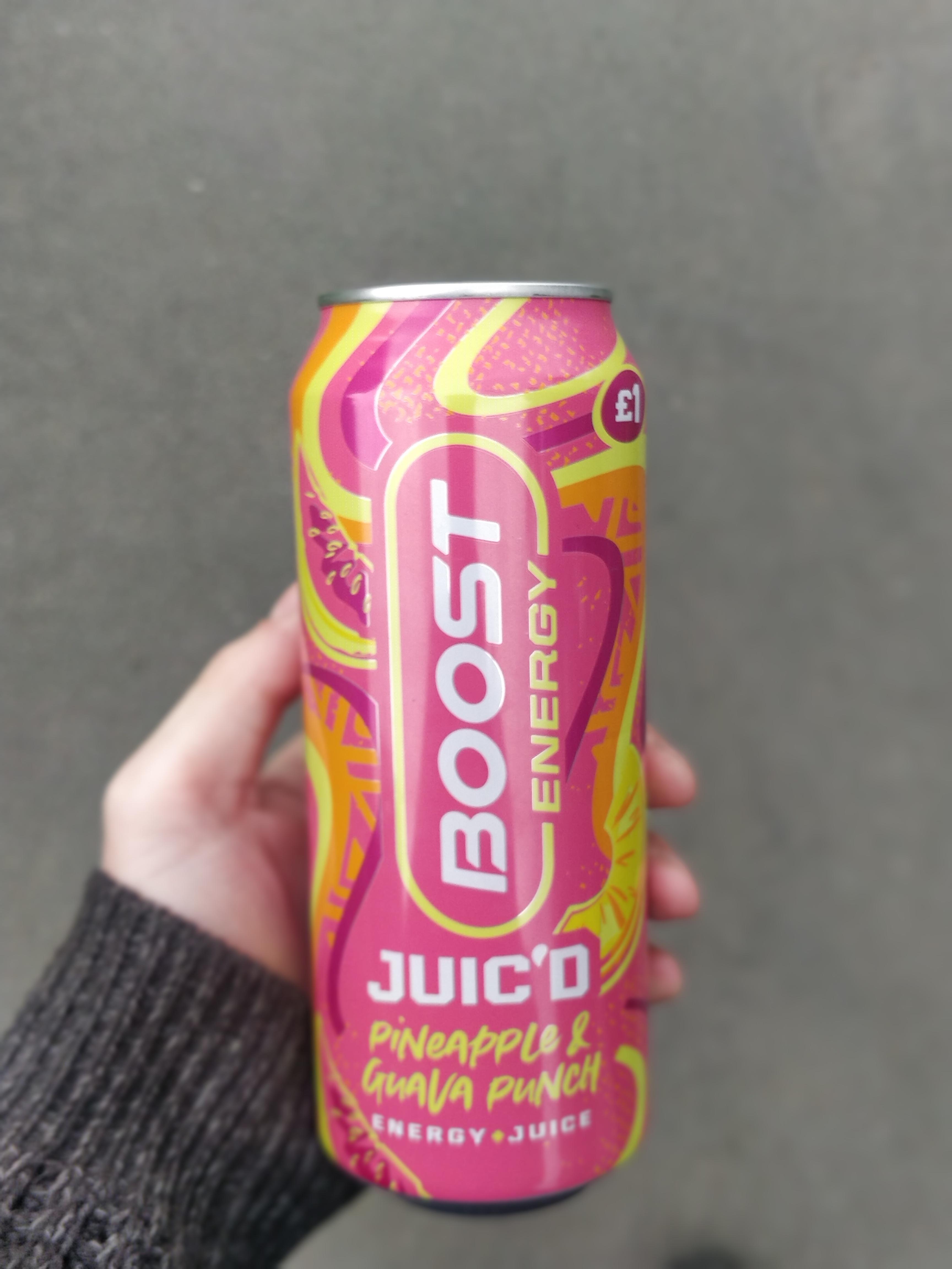 New Boost Energy Juic'd! r/energydrinks
