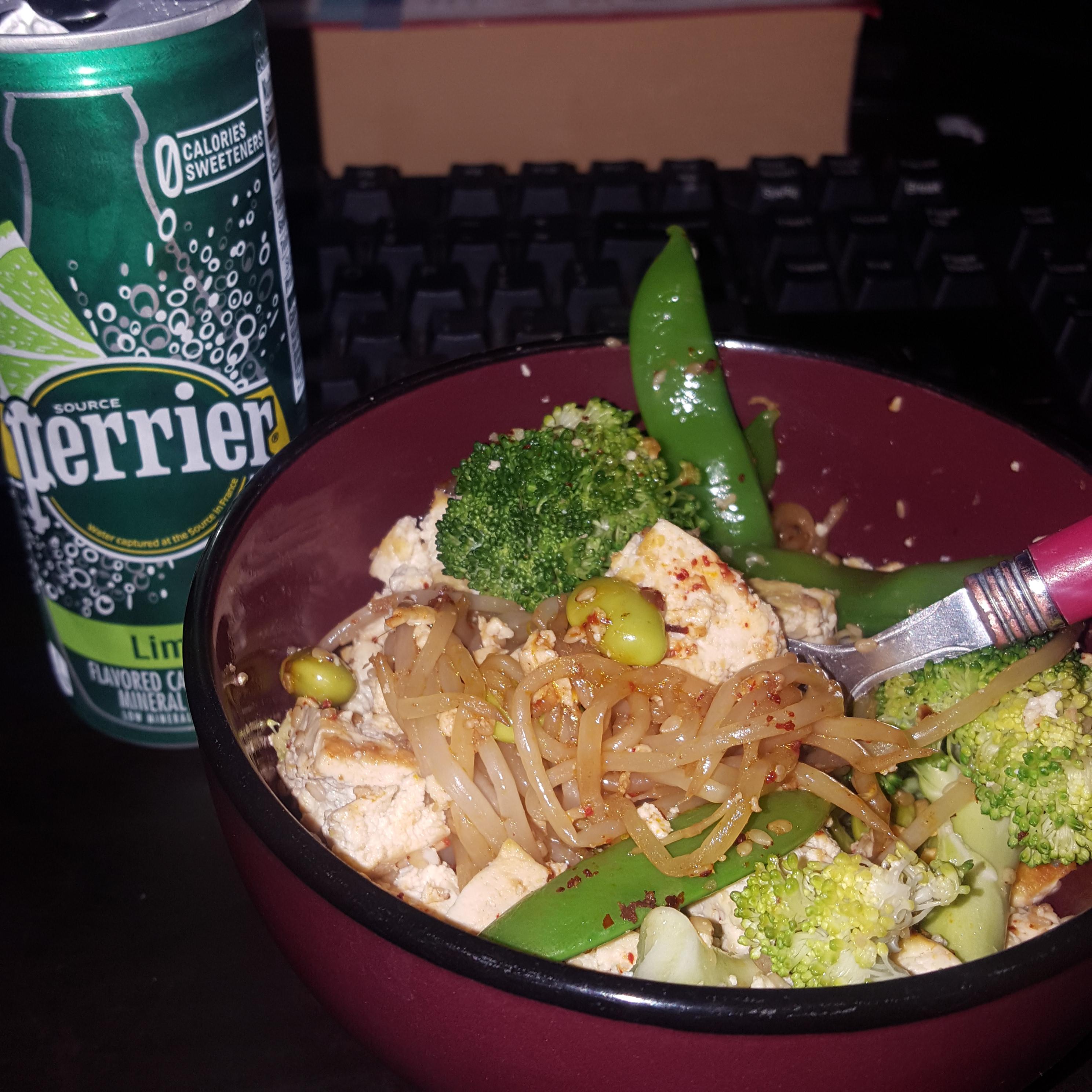 Decent protein stir fry r/veganrecipes