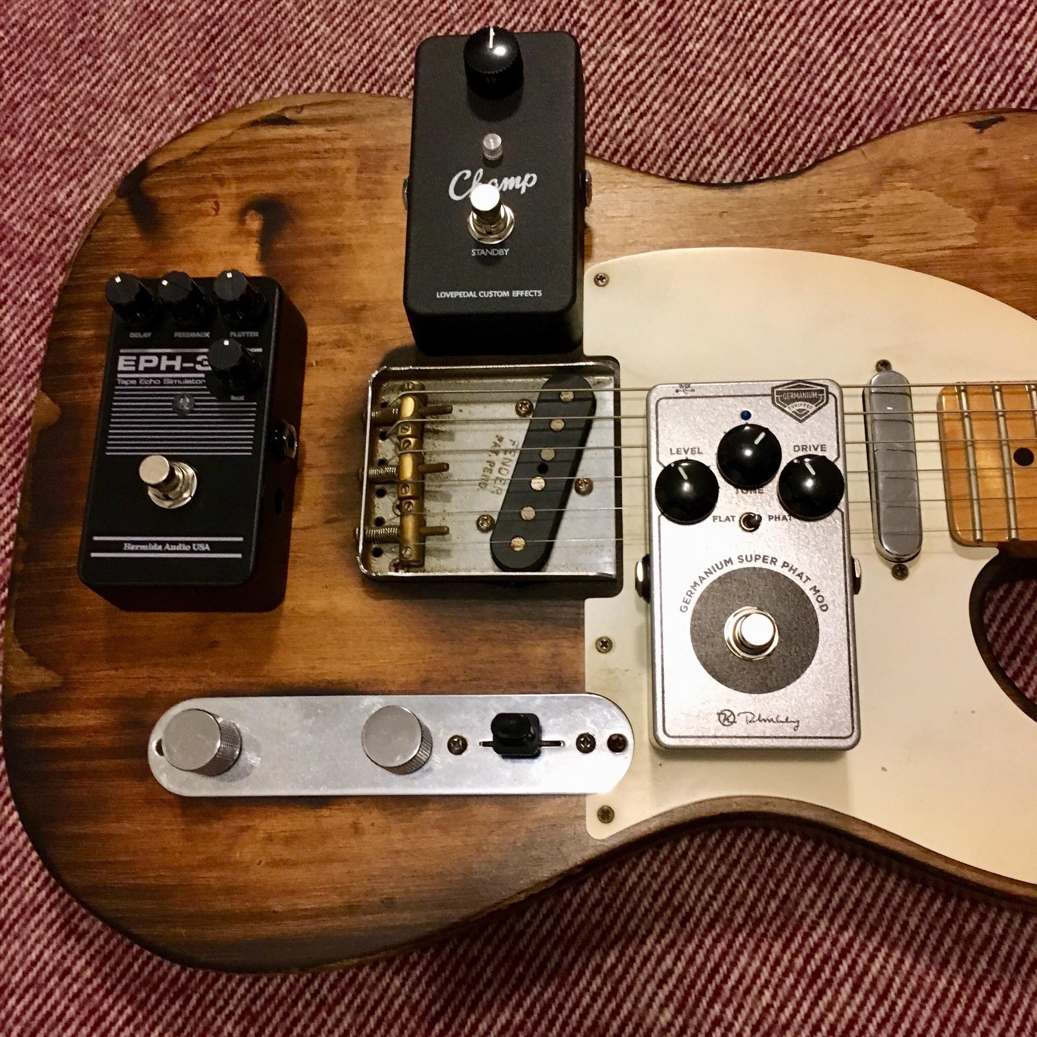 NPD x 3 Lovepedal Champ, Hermida EPH-3 & Keeley Germanium Super Phat