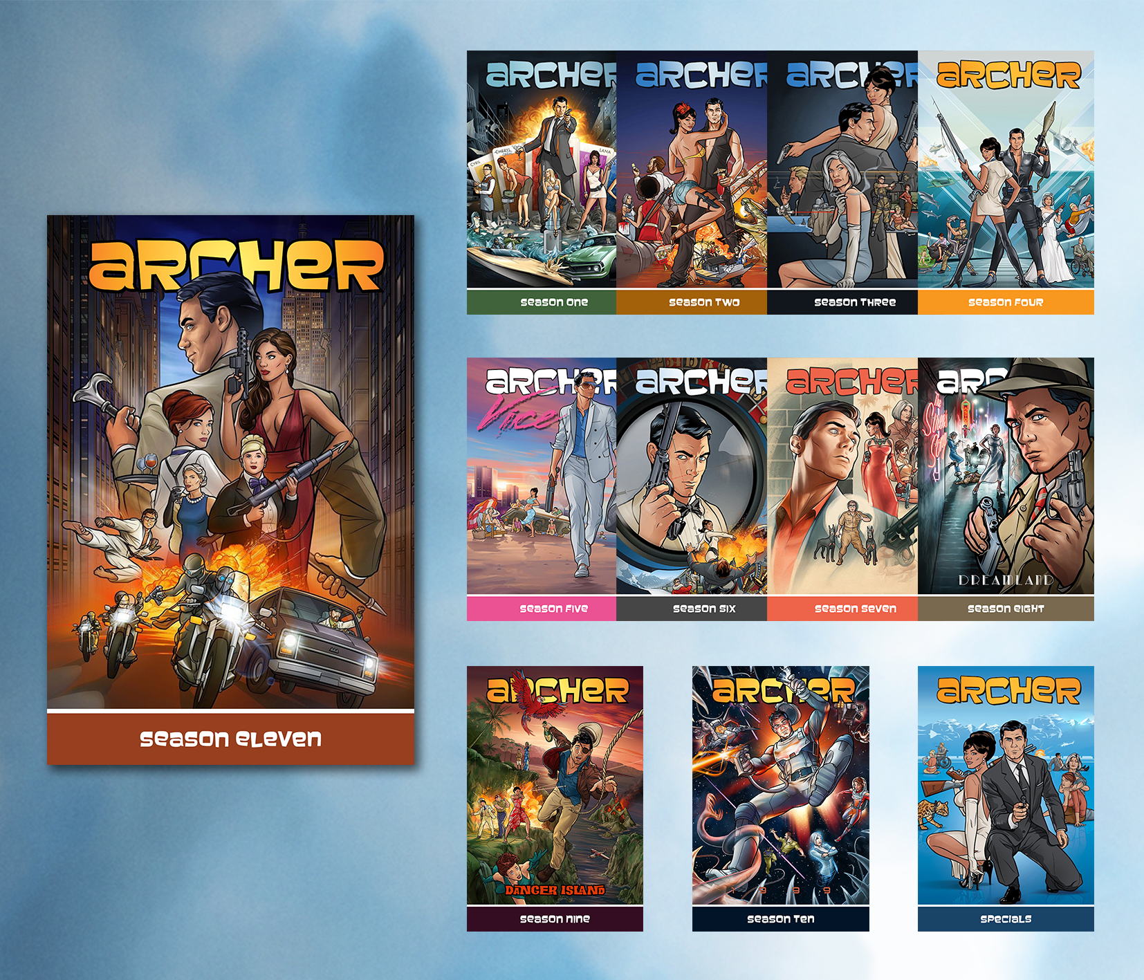 [Collection] (UPDATE) Archer (2009) Season 111 + Specials Poster r