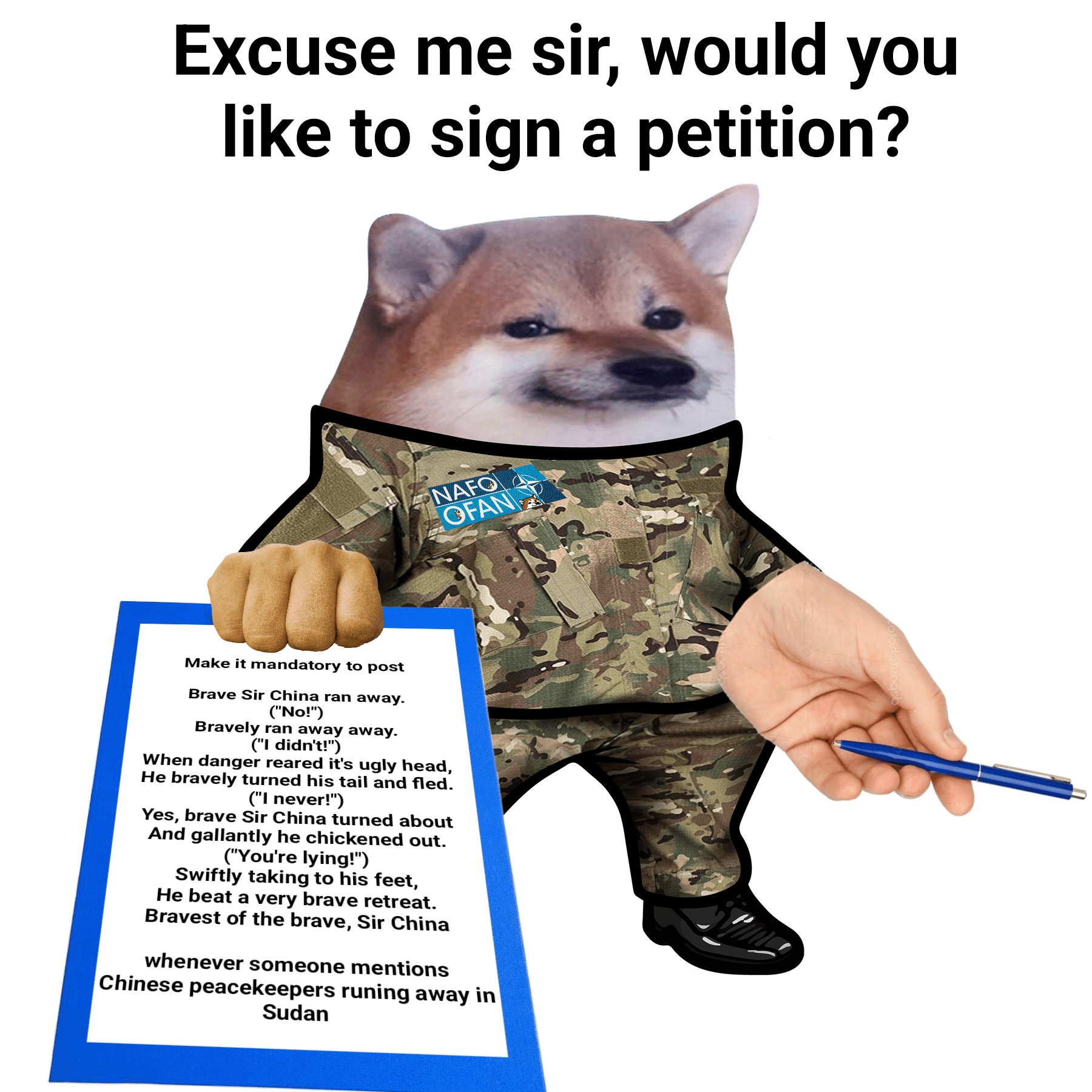 Excuse Me Sir Meme