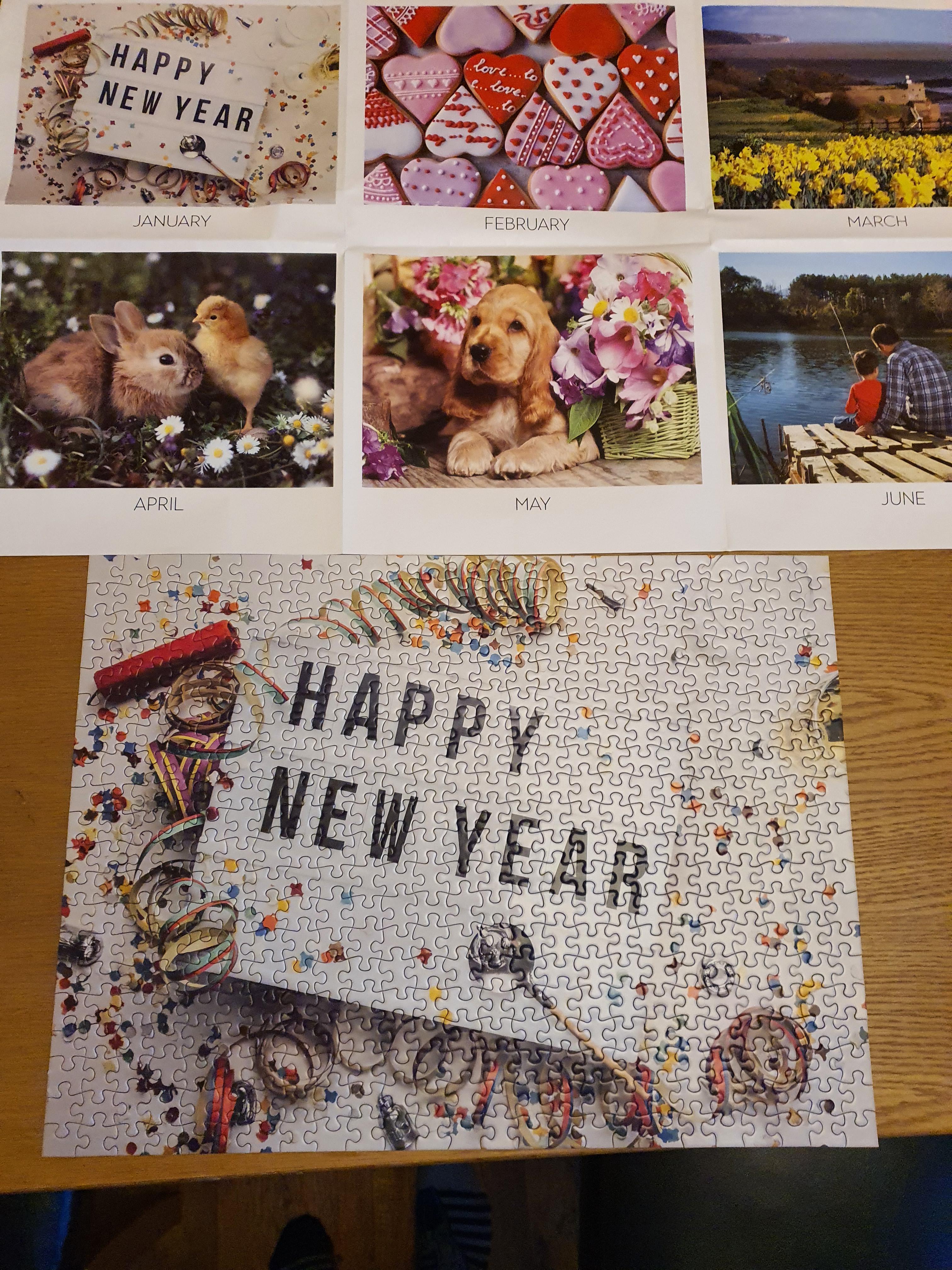 Jigsaw A Month January 500 pieces (Professor Puzzle 12 in 1 Jigsaw