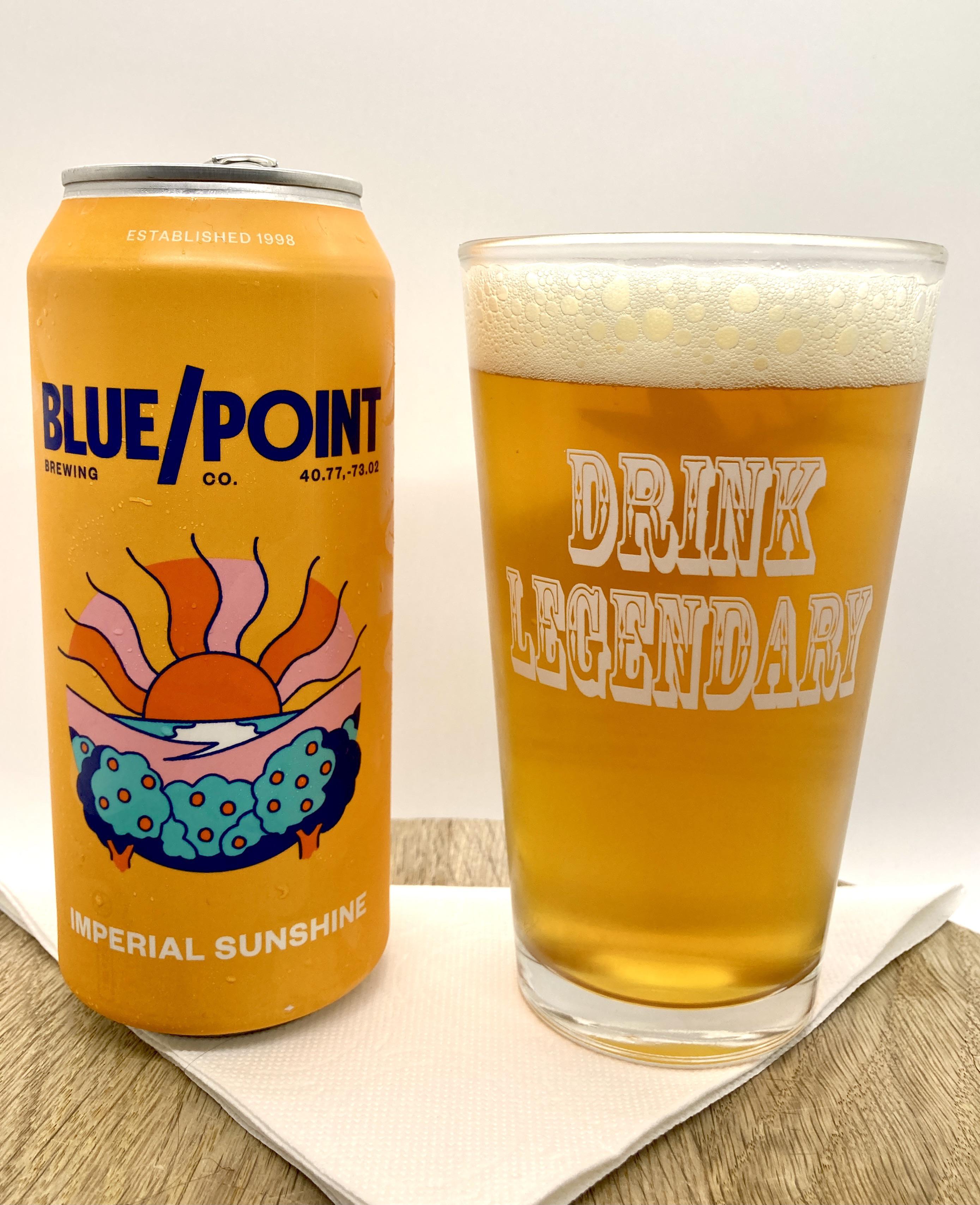 ‘Imperial Sunshine’ by Blue Point Brewing Co. out of Patchogue, NY and