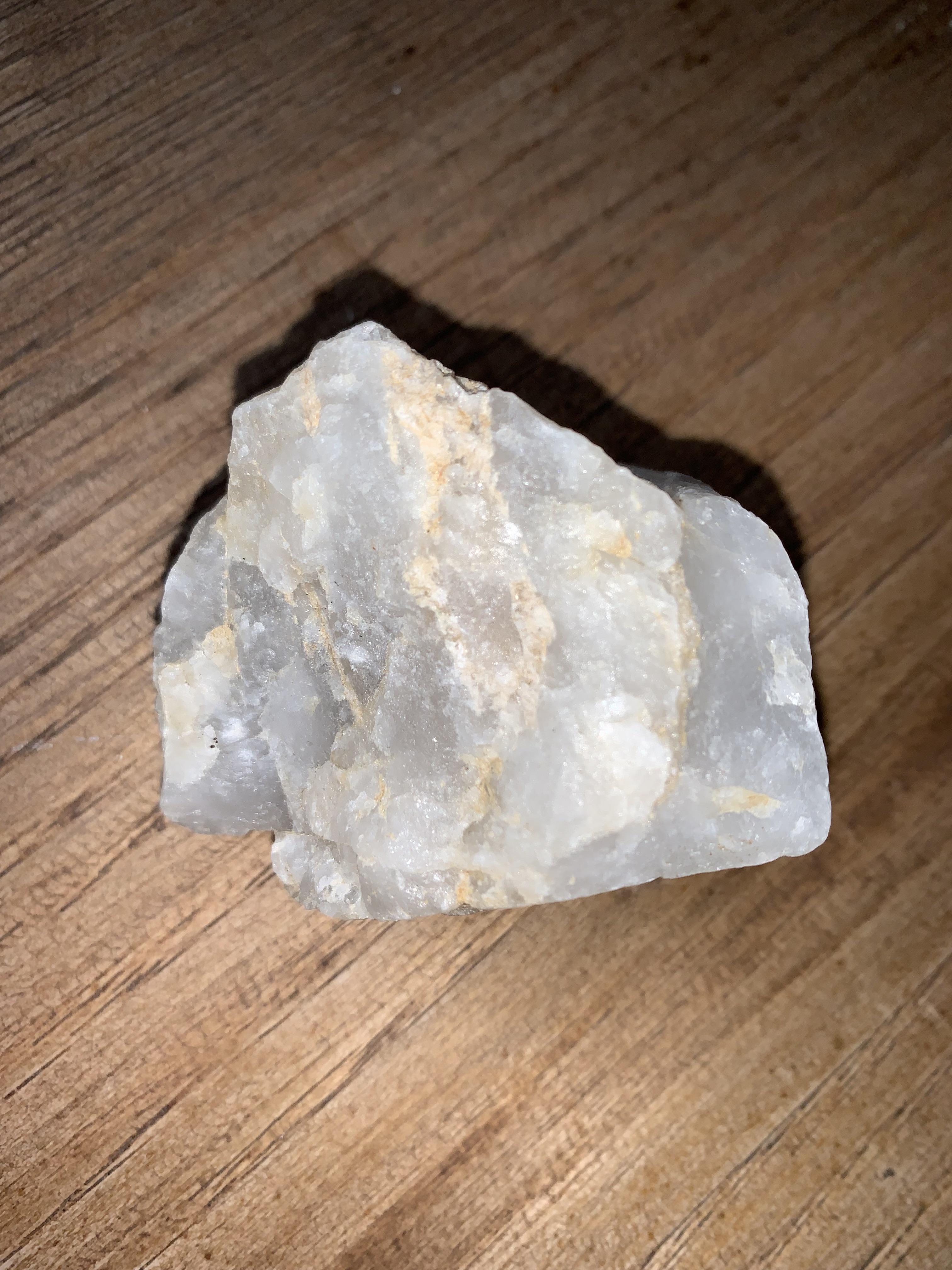 Quartz? I found this in a mountain river on a trip in central Greece