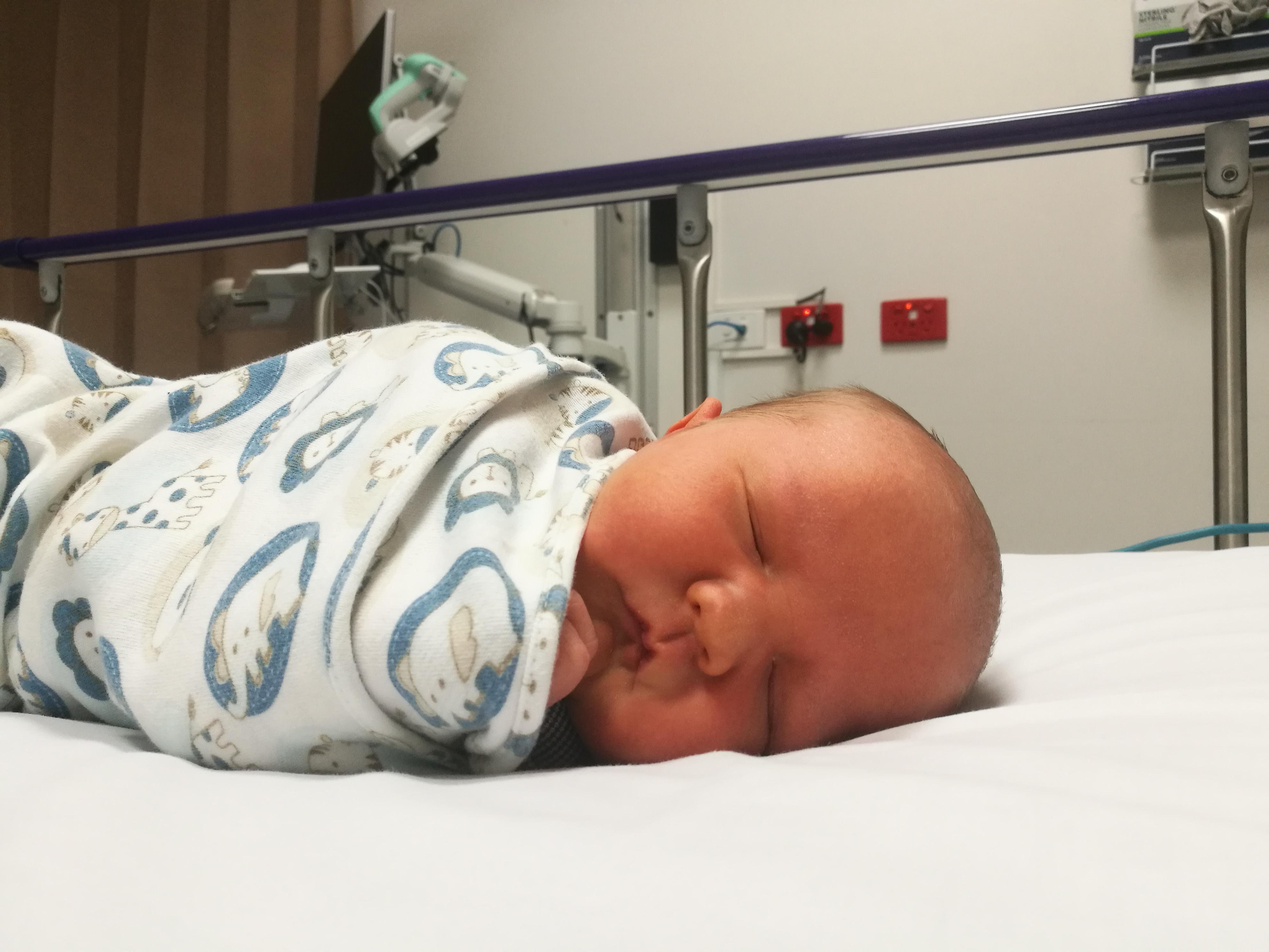 Birth story Theo. Planned induction, vaginal birth, healthy baby boy