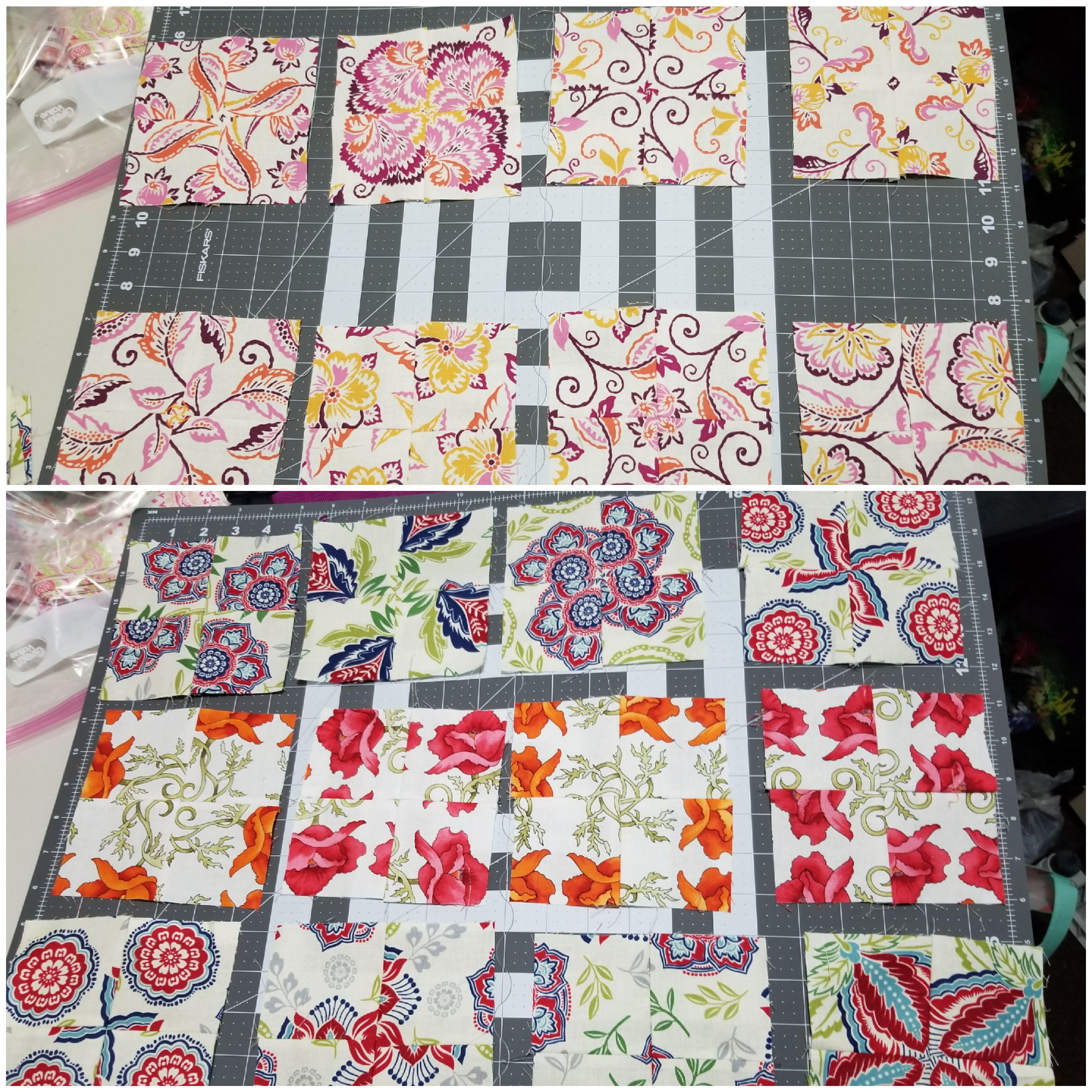 Here's an update on the Mexican Tile Quilt r/quilting