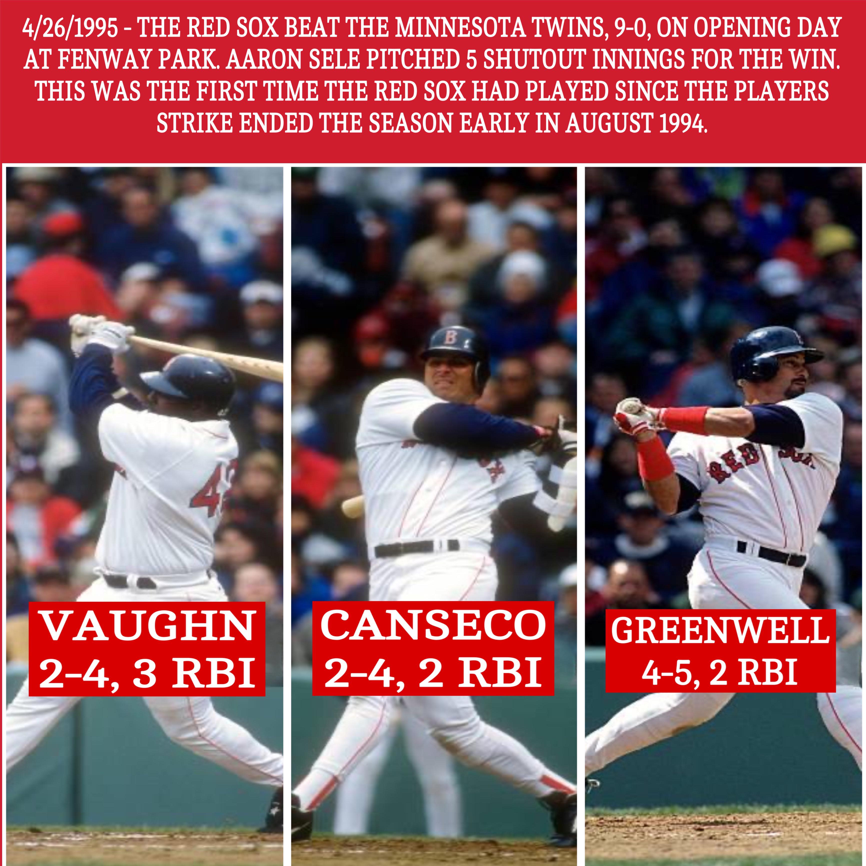 1st game since the infamous MLB players strike that ultimately canceled