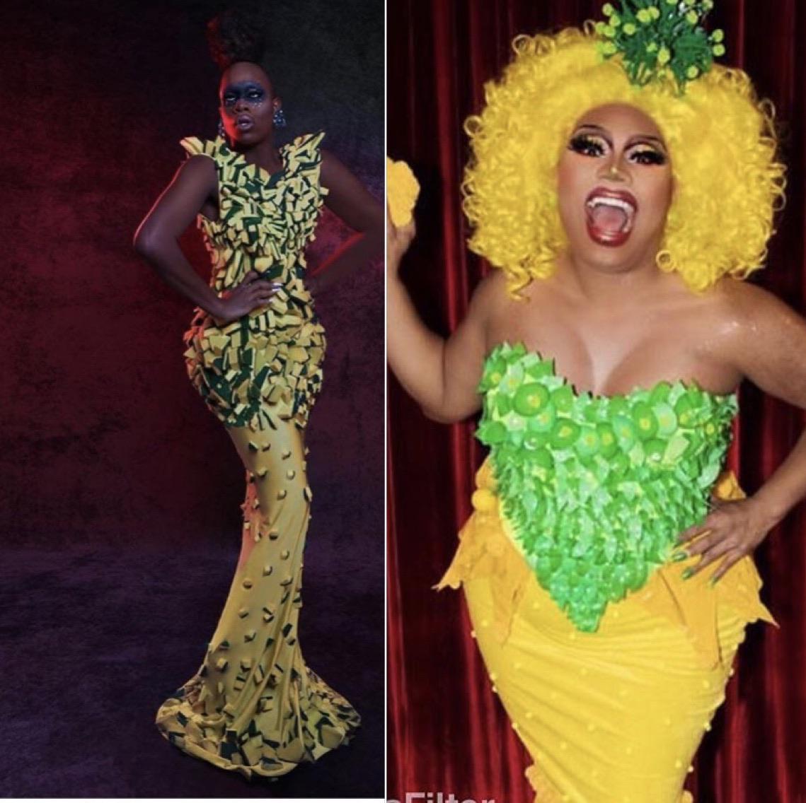 Was anyone else getting sponge dress vibes from Brita’s look last night