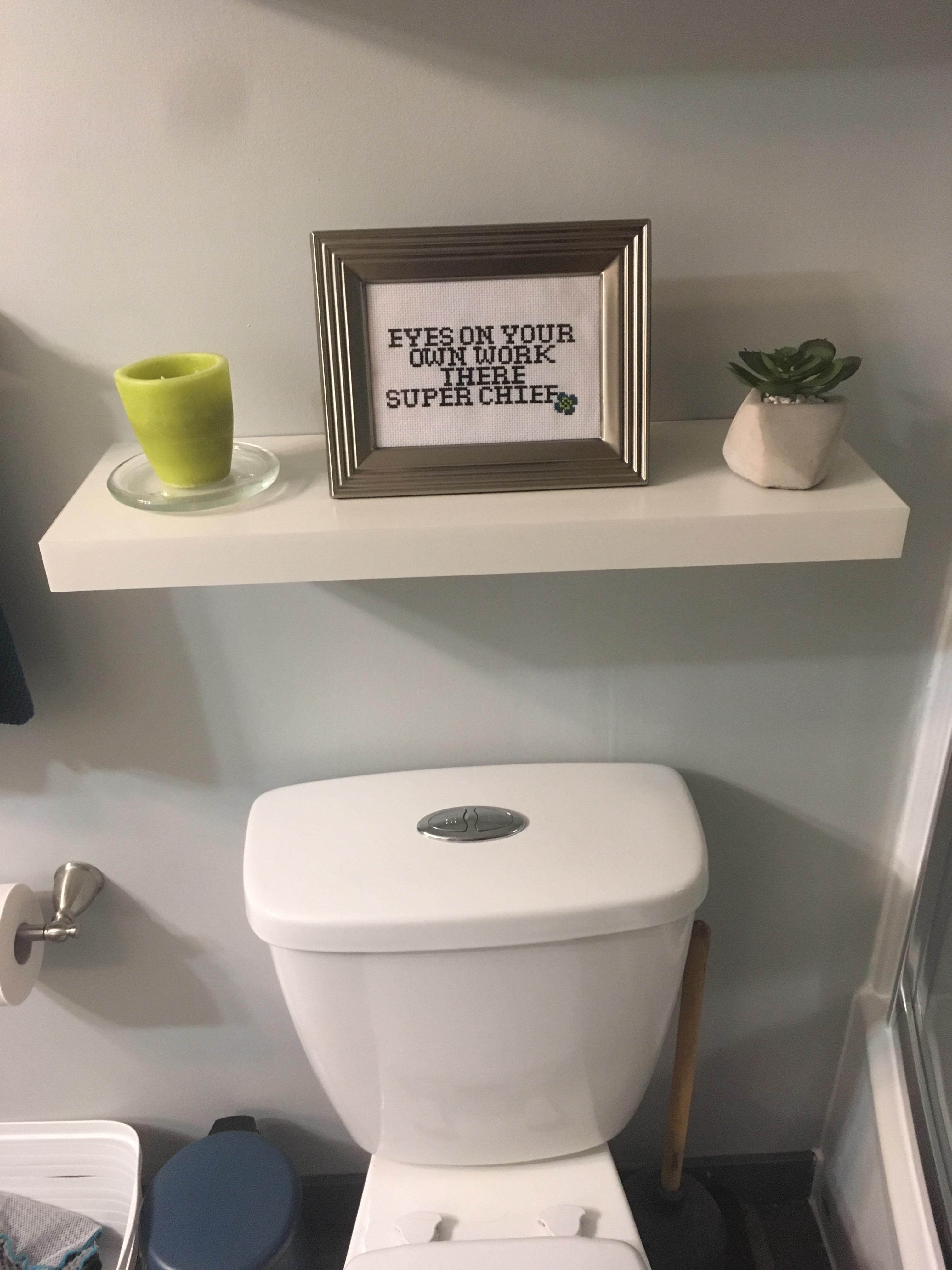 Finally finished the bathroom decor Letterkenny