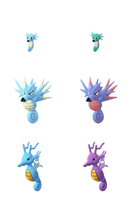 Pokemon Horsea Evolution