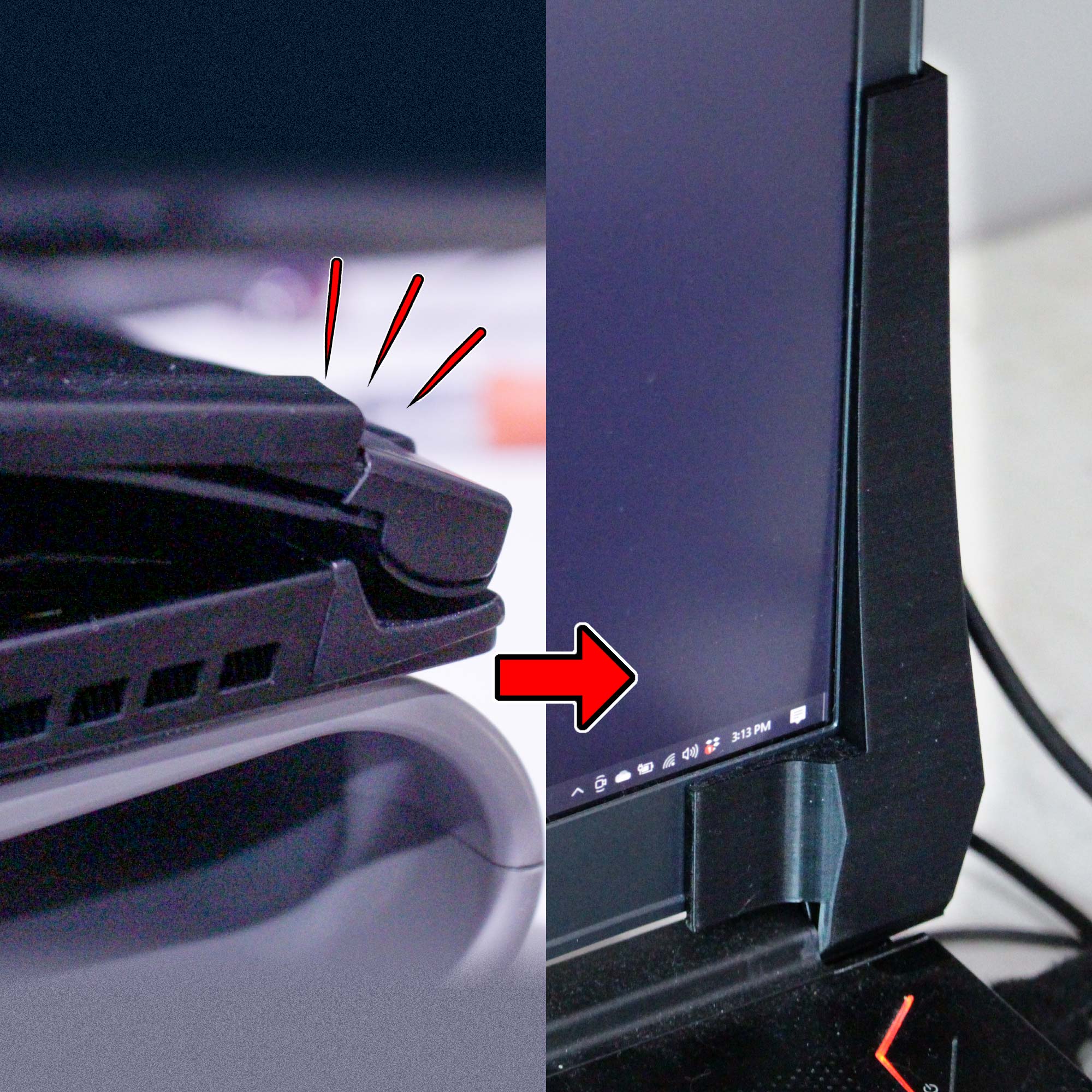 My laptop hinge broke, so I 3D Printed a brace to fix it! MSI GS76