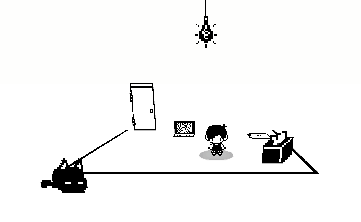 Omori White Space Wallpaper