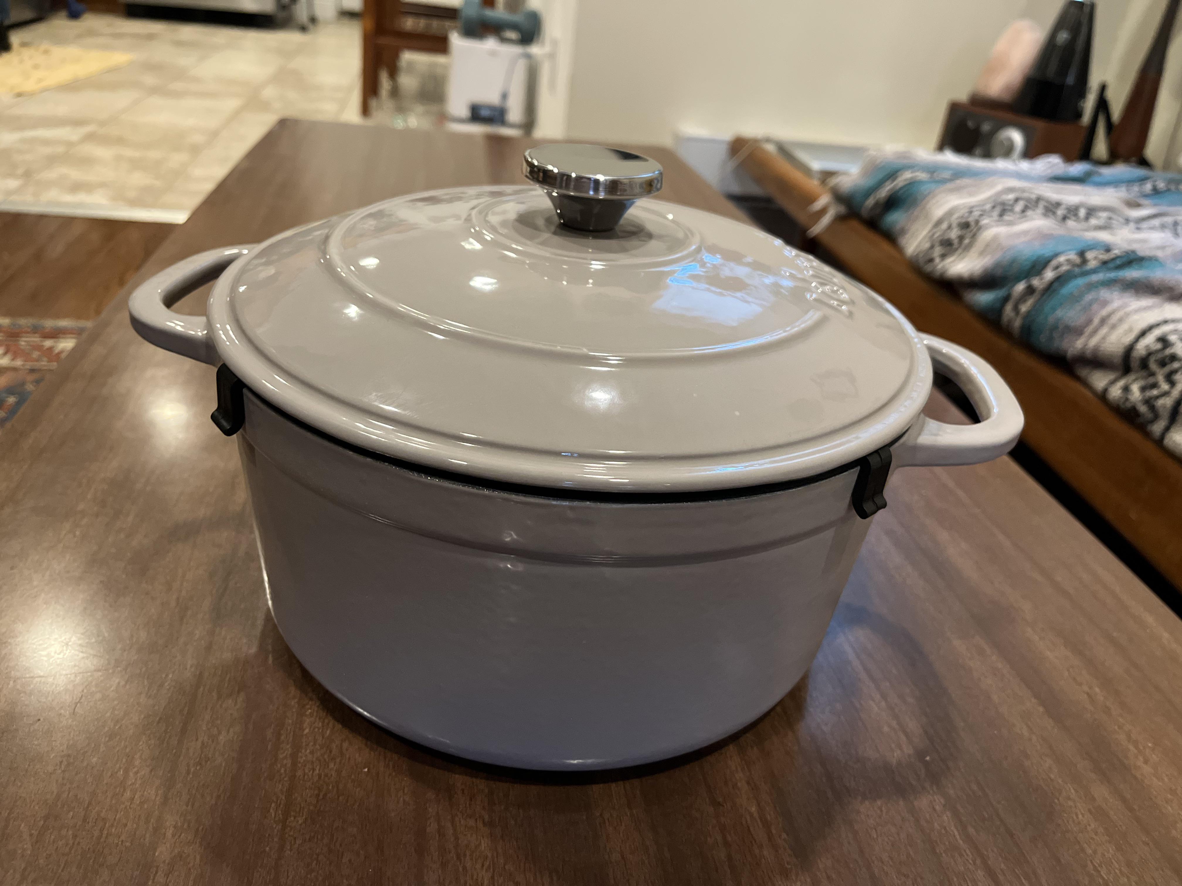 Got a Lodge Dutch oven NIB off eBay. Appears to be a different model