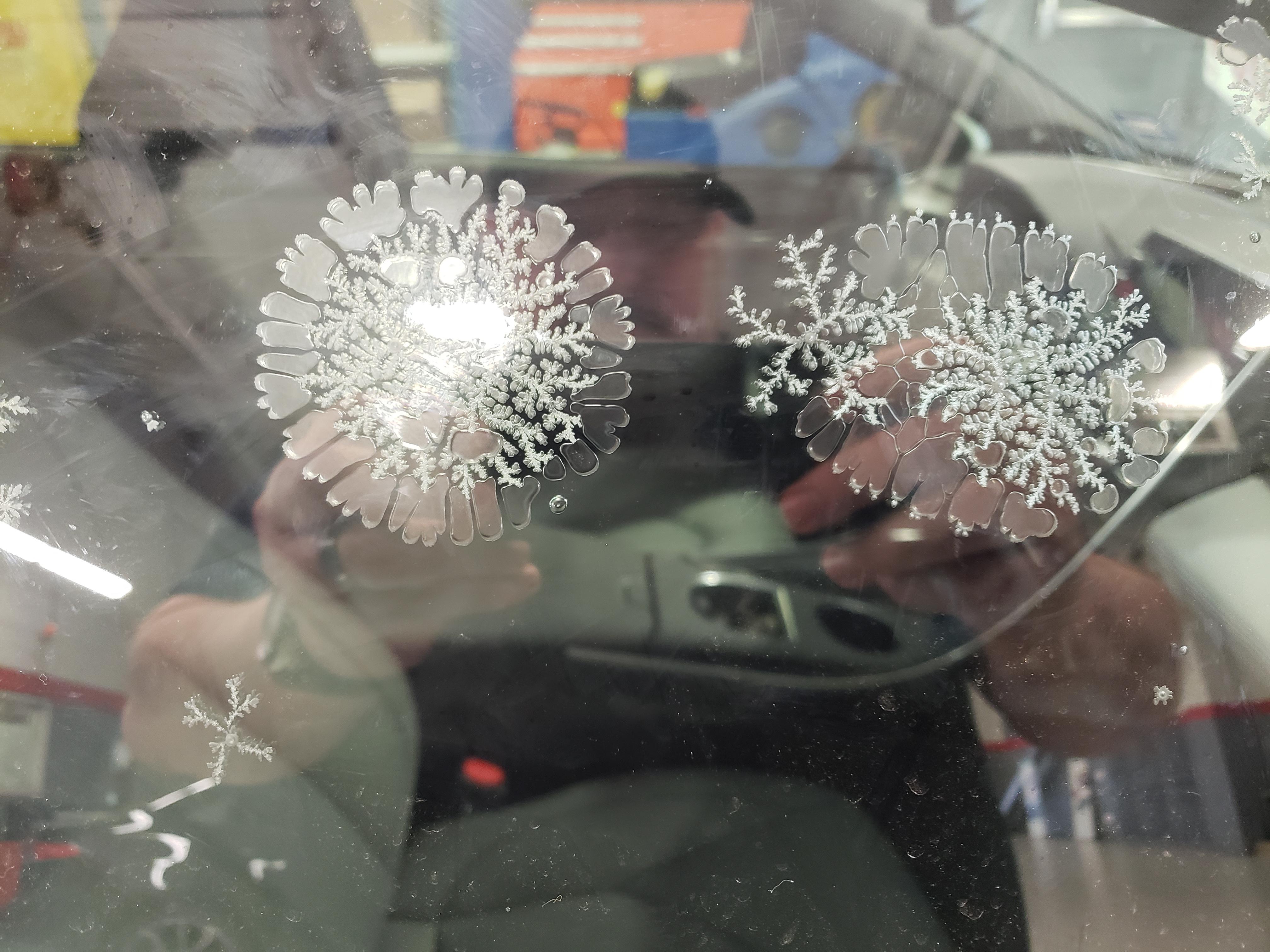 This window is such a snowflake. Car has less than 1000 miles. Internal