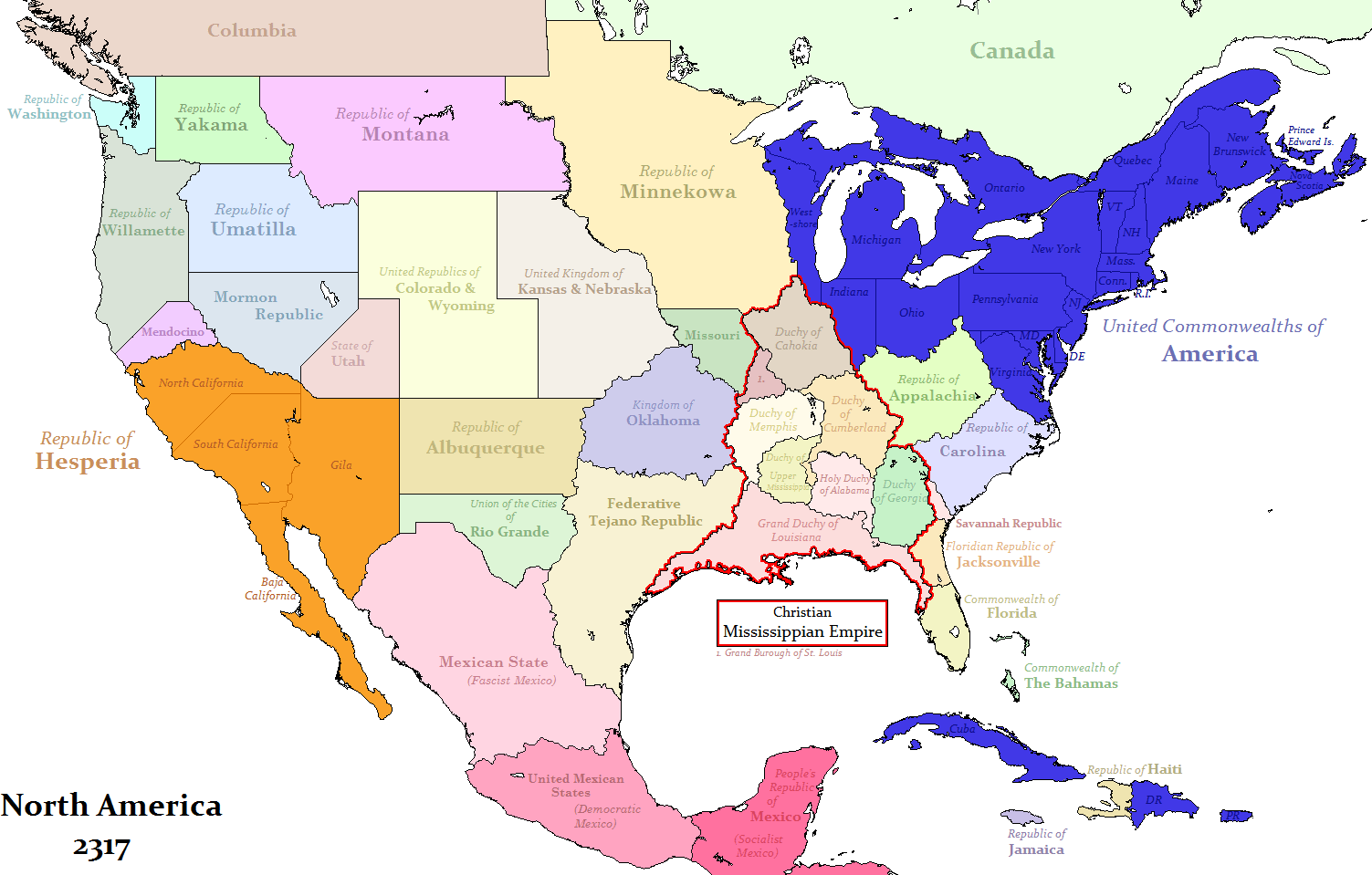 21st Century North America Map Map deritszalkmaar.nl